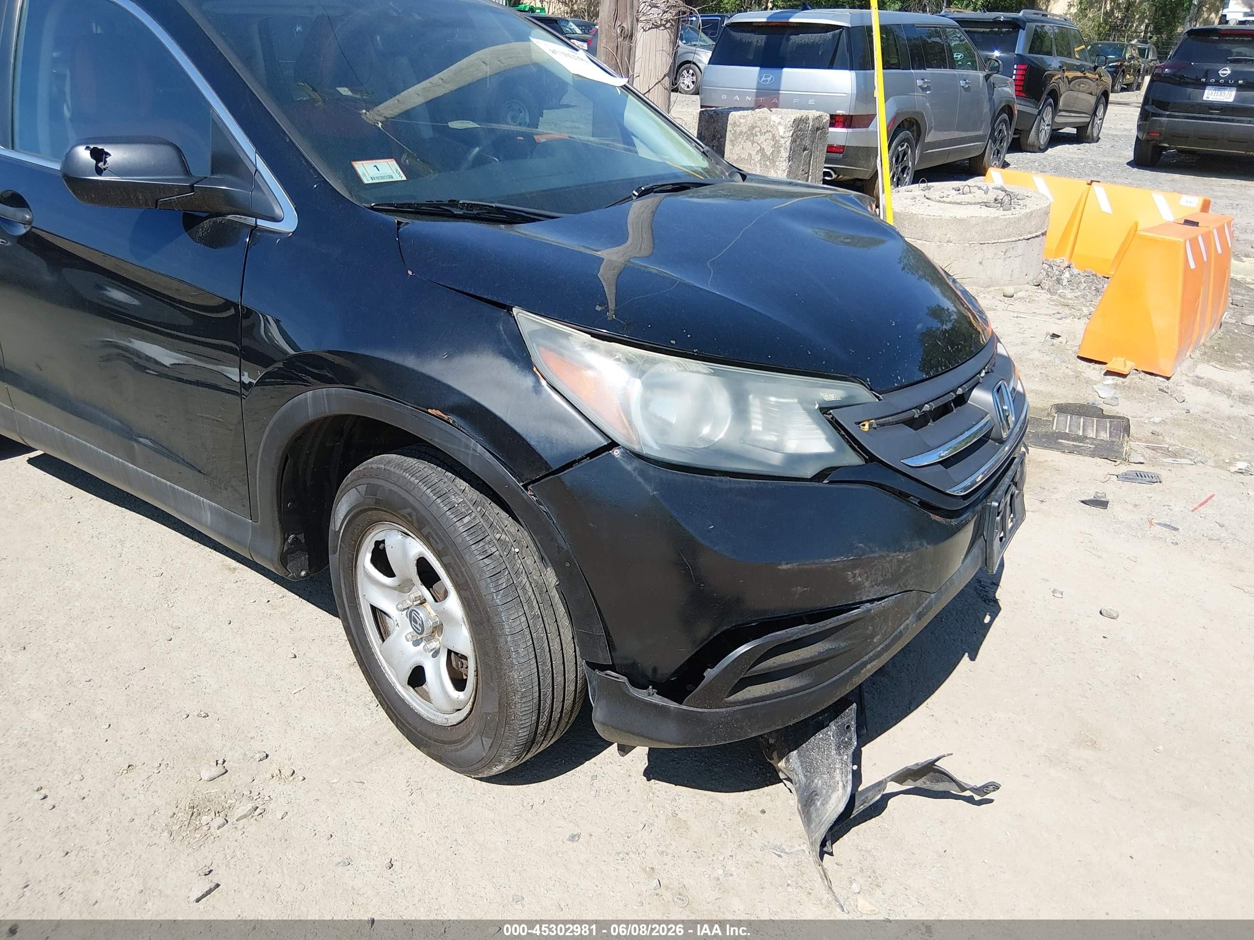 2013 Honda Cr-v Lx Черный vin: 2HKRM4H34DH633739