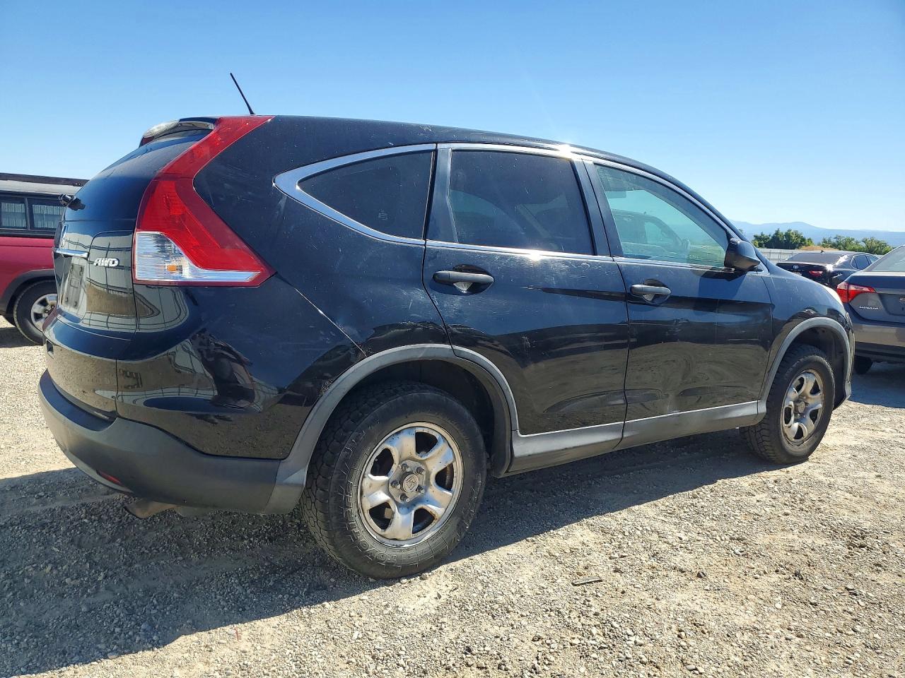 2013 Honda Cr-v Lx Black vin: 2HKRM4H34DH641243