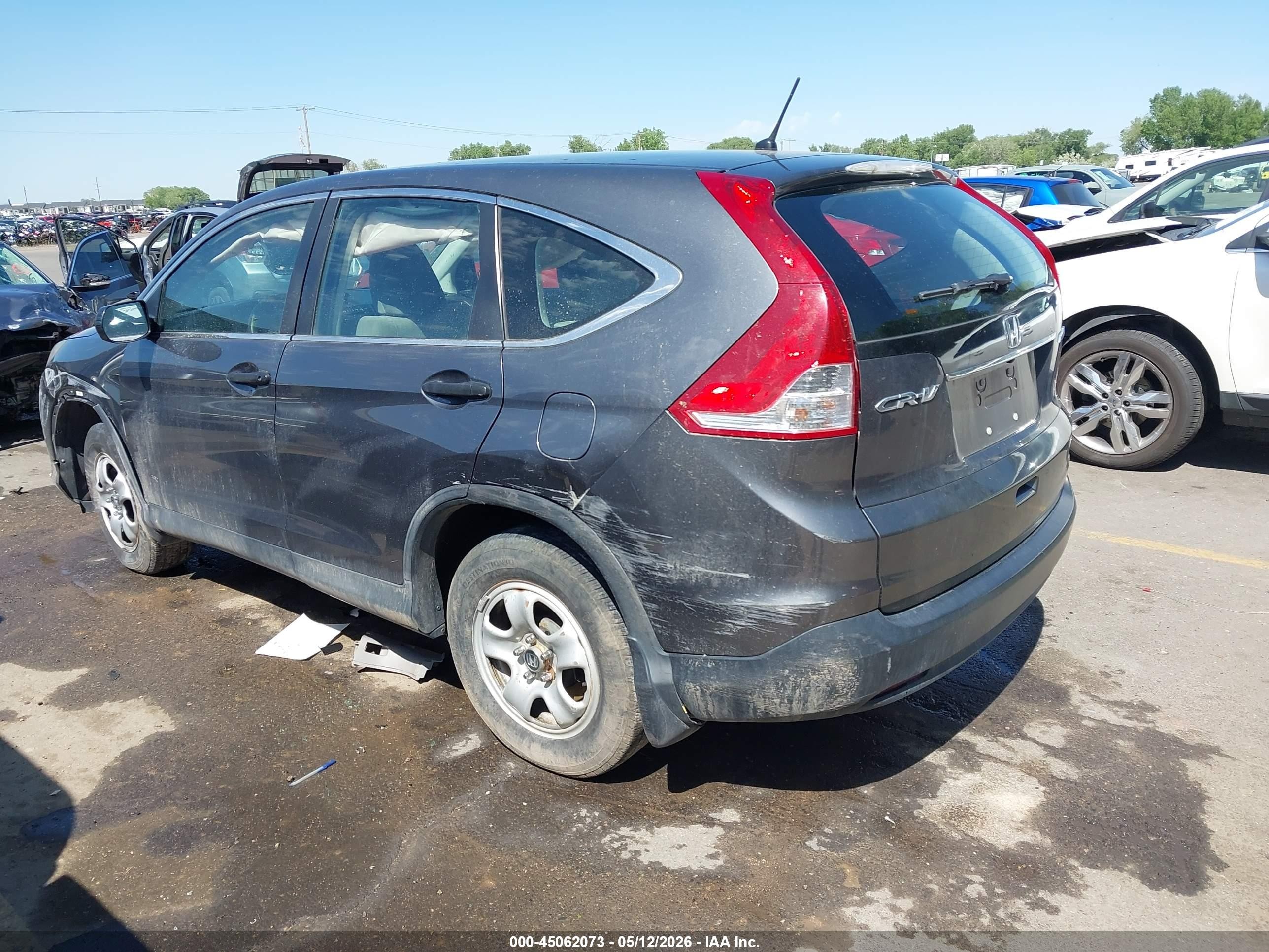 2013 Honda Cr-v Lx Gray vin: 2HKRM4H34DH656907
