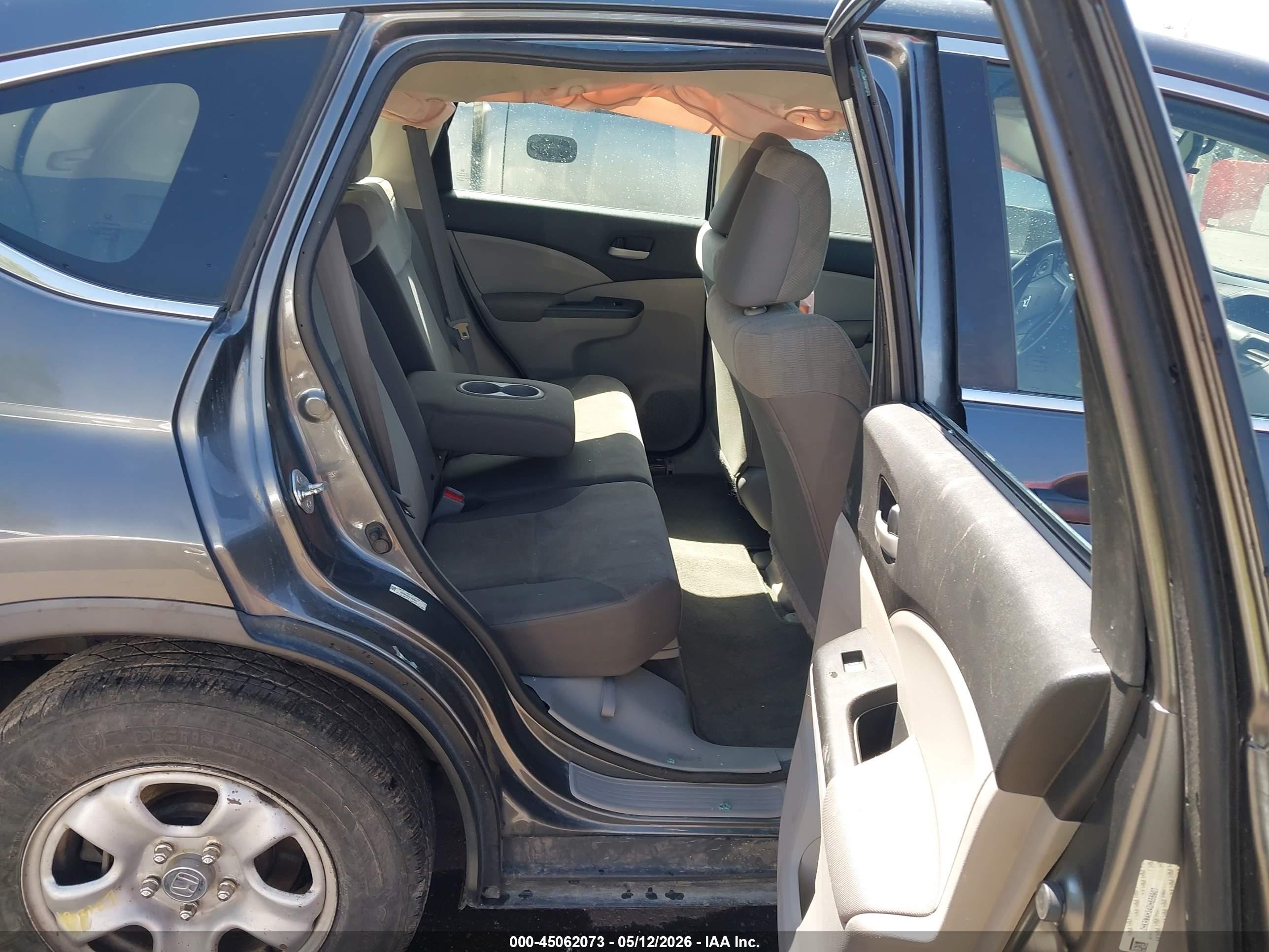 2013 Honda Cr-v Lx Gray vin: 2HKRM4H34DH656907