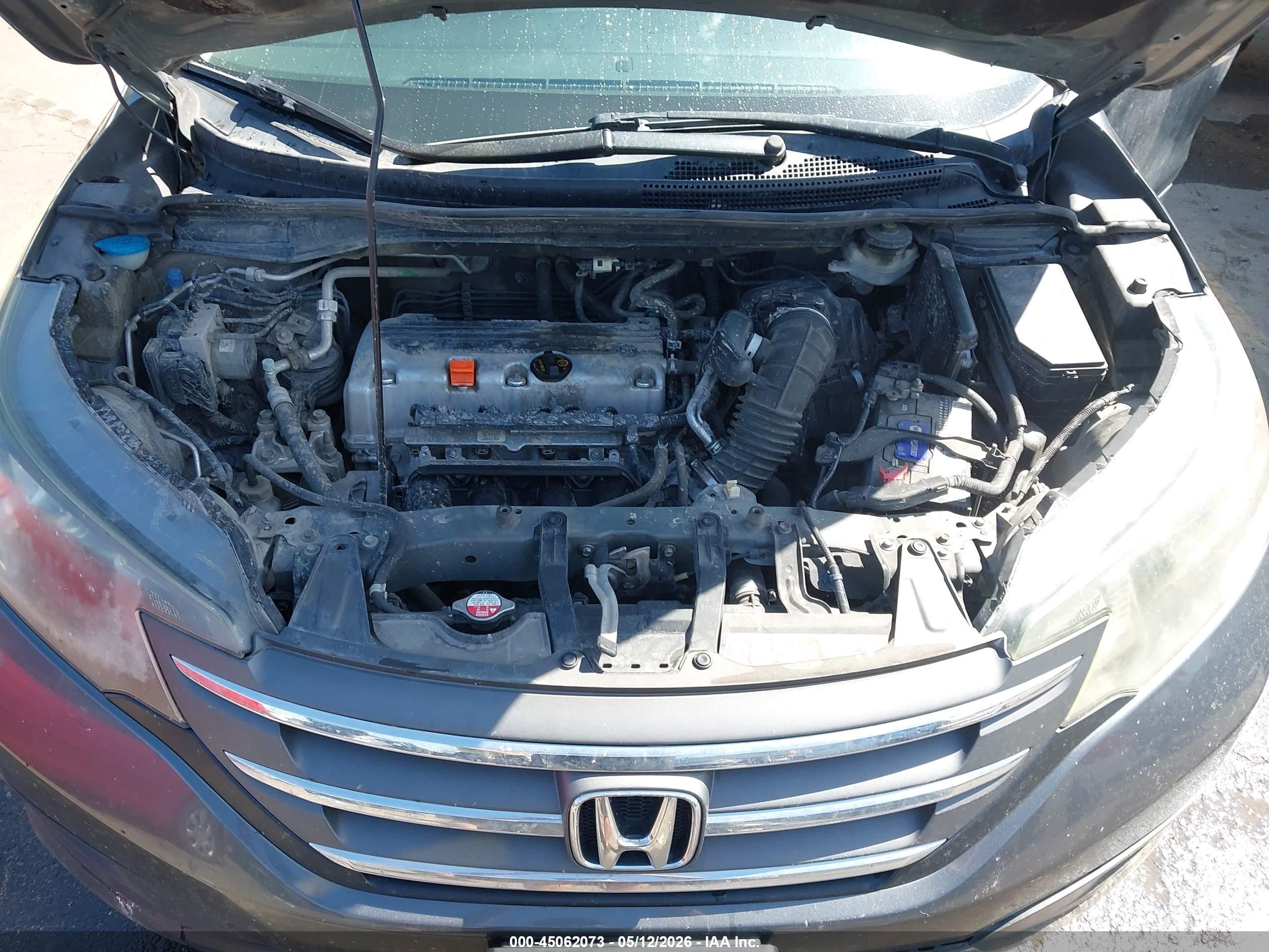 2013 Honda Cr-v Lx Gray vin: 2HKRM4H34DH656907
