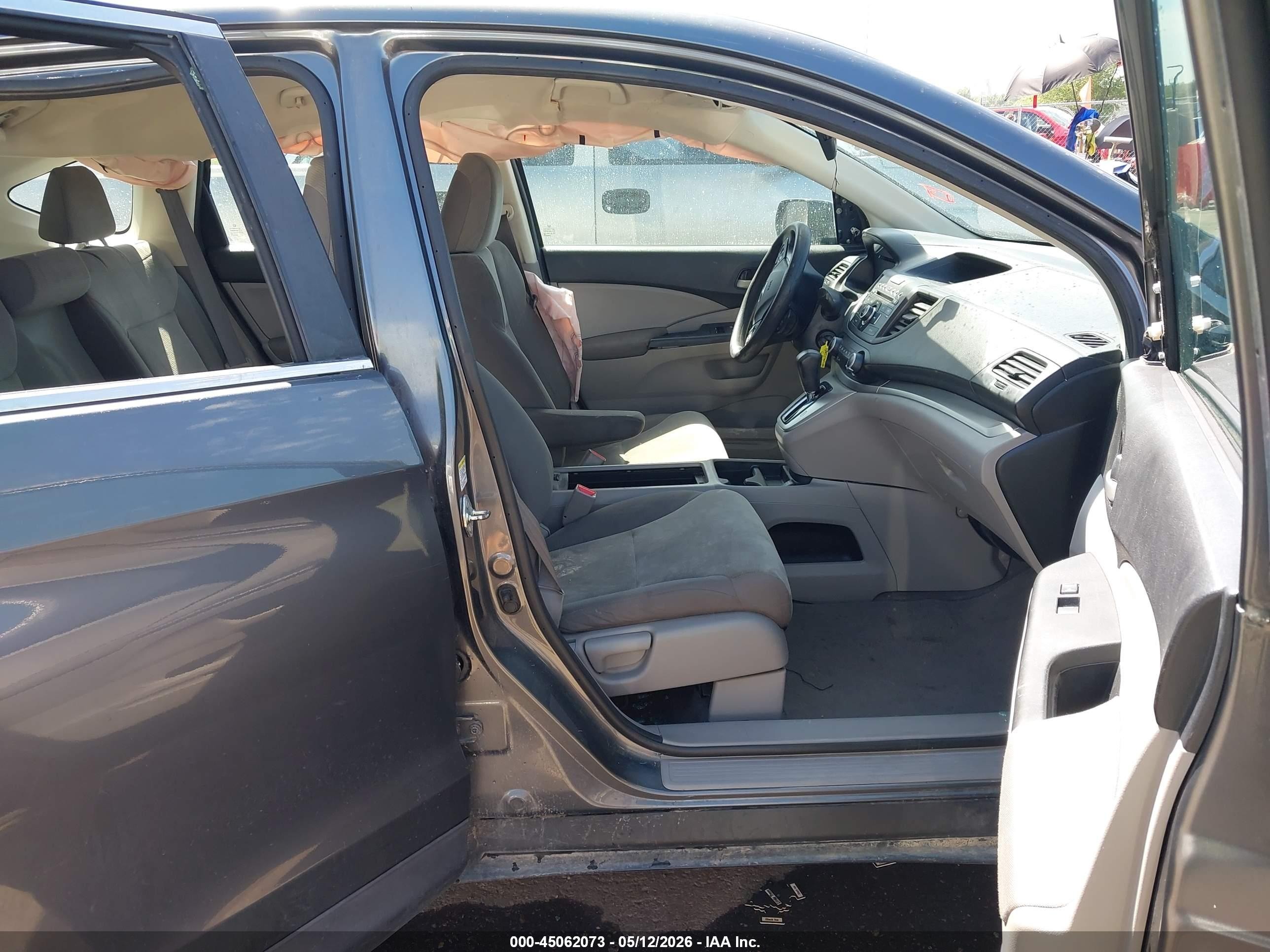 2013 Honda Cr-v Lx Gray vin: 2HKRM4H34DH656907