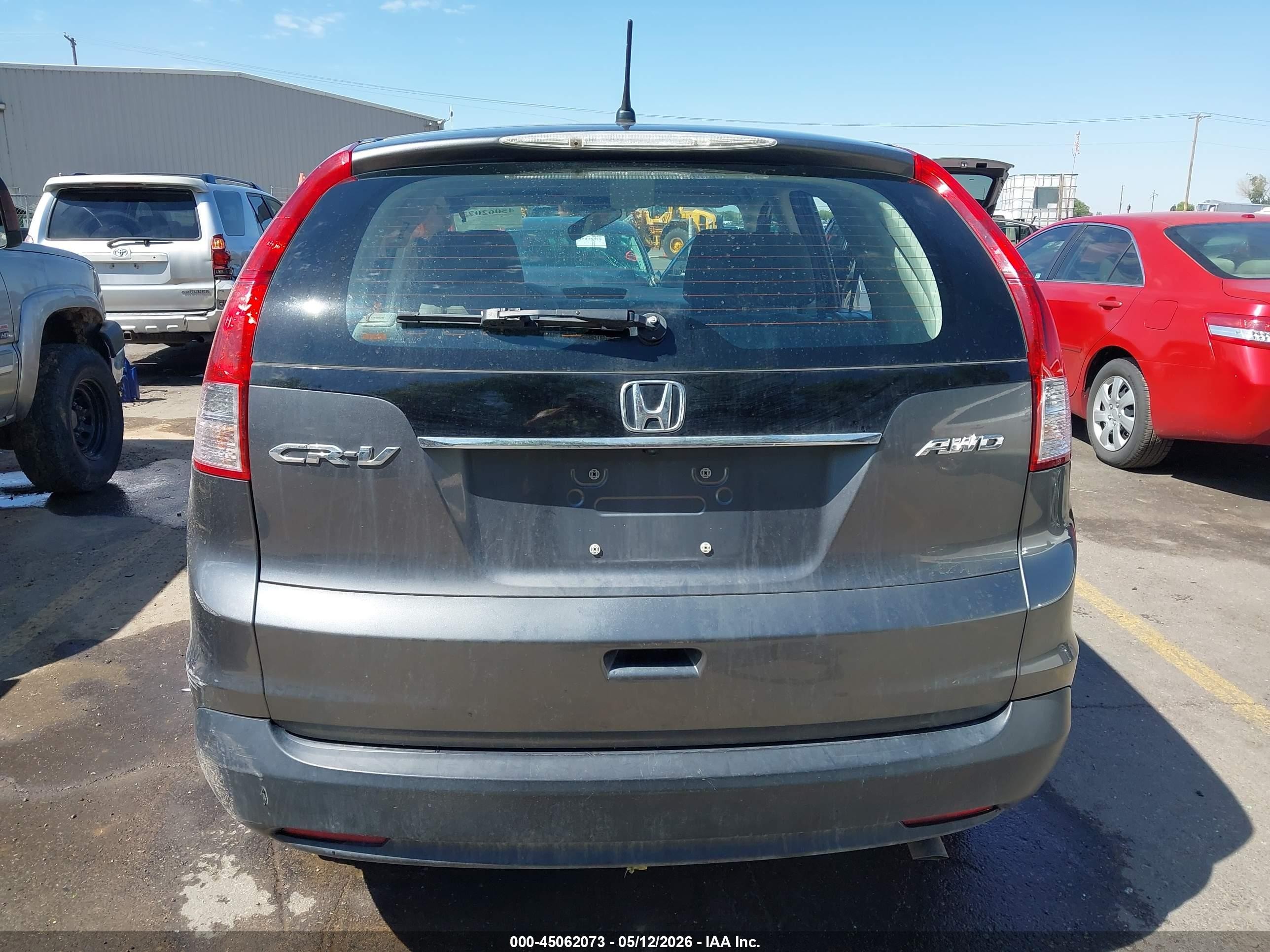 2013 Honda Cr-v Lx Gray vin: 2HKRM4H34DH656907