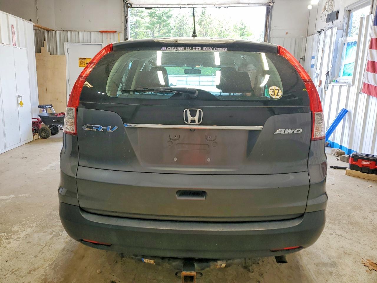 2013 Honda Cr-v Lx Gray vin: 2HKRM4H34DH665400