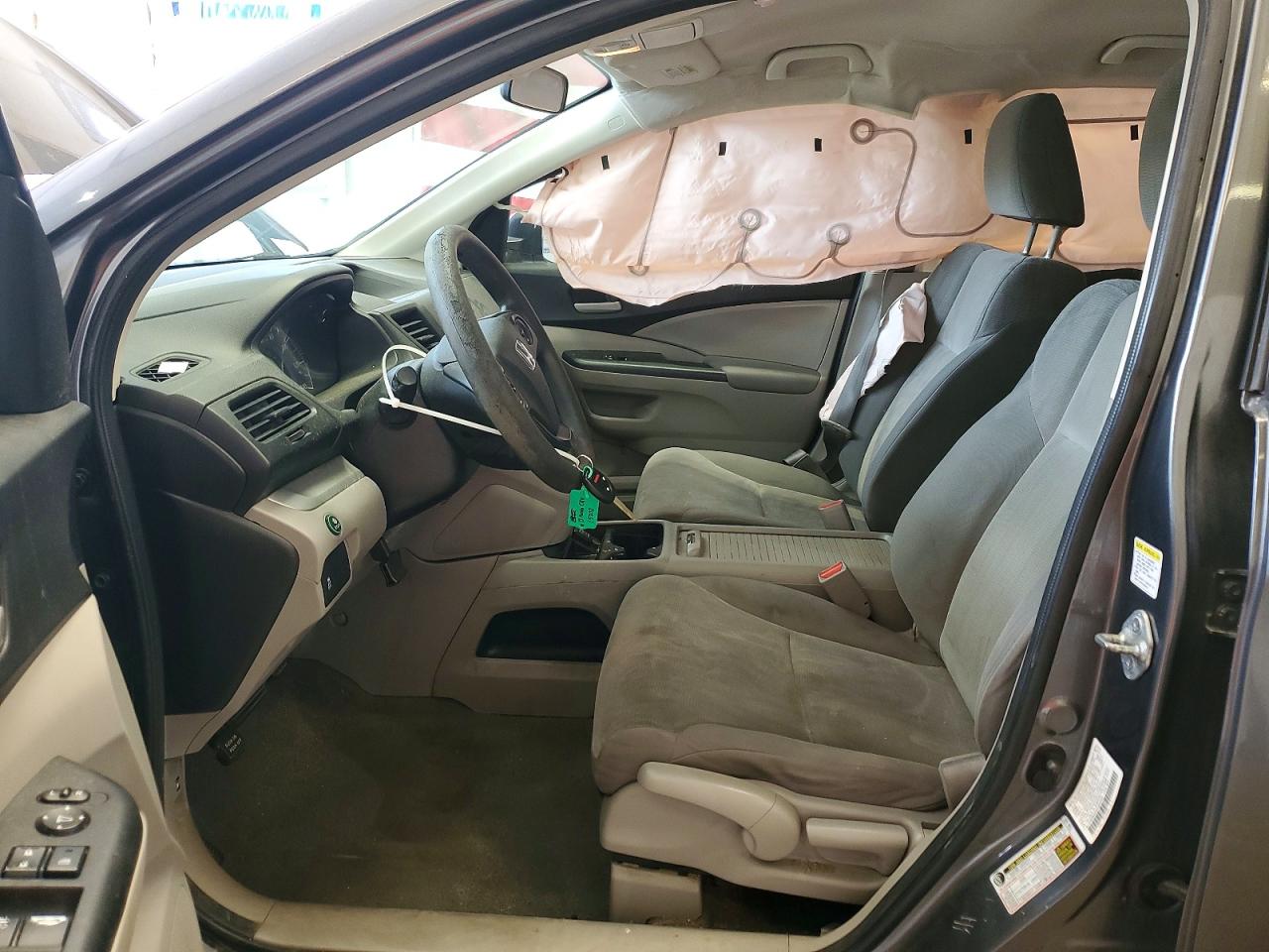 2013 Honda Cr-v Lx Gray vin: 2HKRM4H34DH665400
