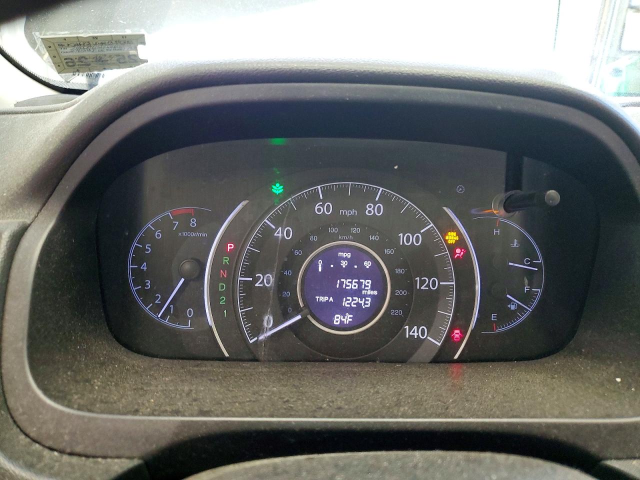 2013 Honda Cr-v Lx Gray vin: 2HKRM4H34DH665400