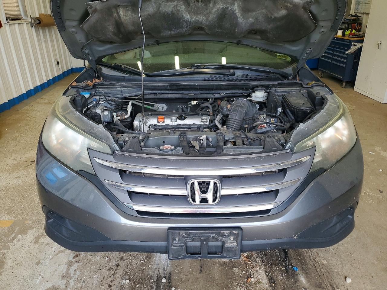 2013 Honda Cr-v Lx Gray vin: 2HKRM4H34DH665400