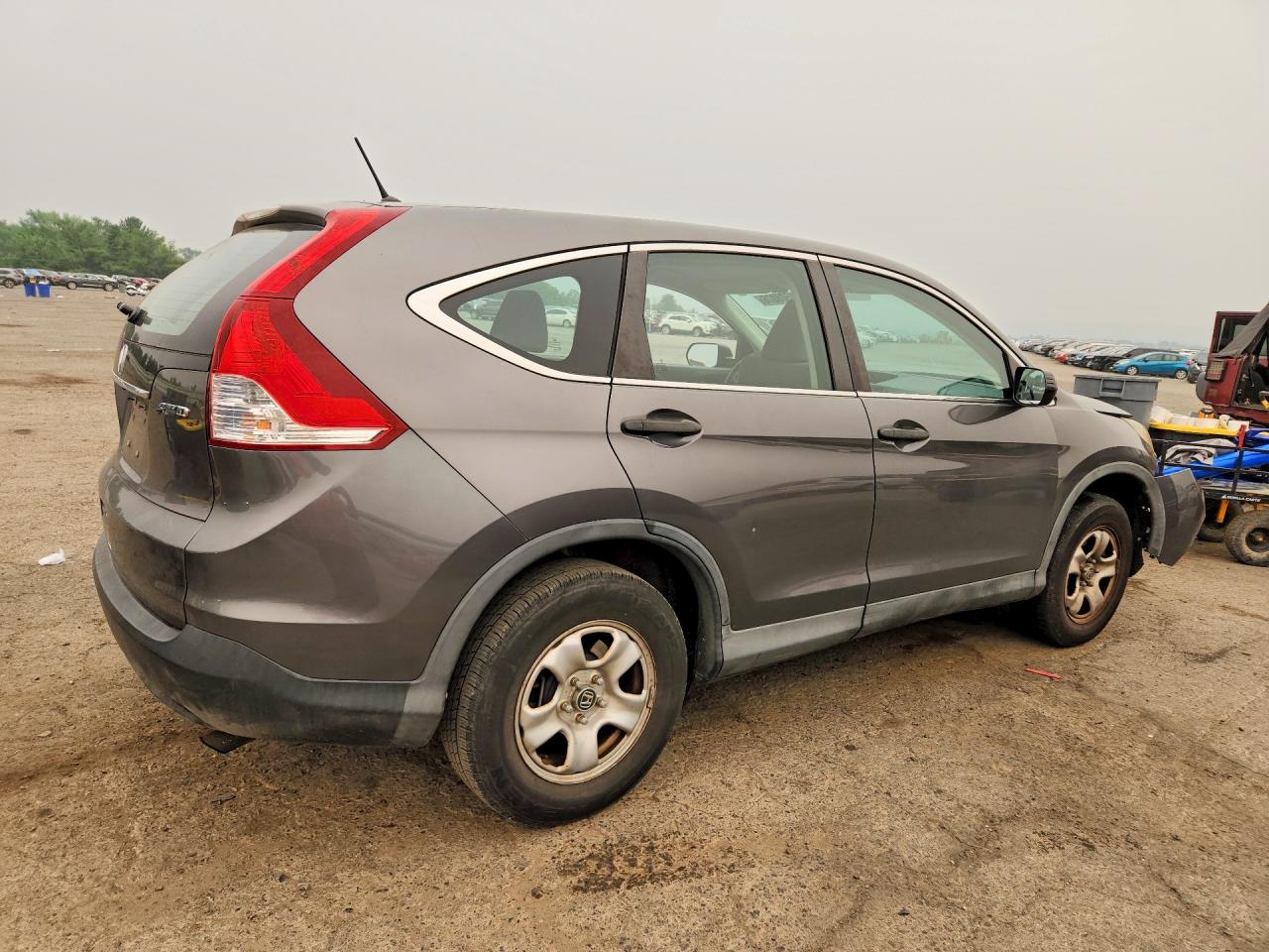 2013 Honda Cr-v Lx Gray vin: 2HKRM4H34DH671083