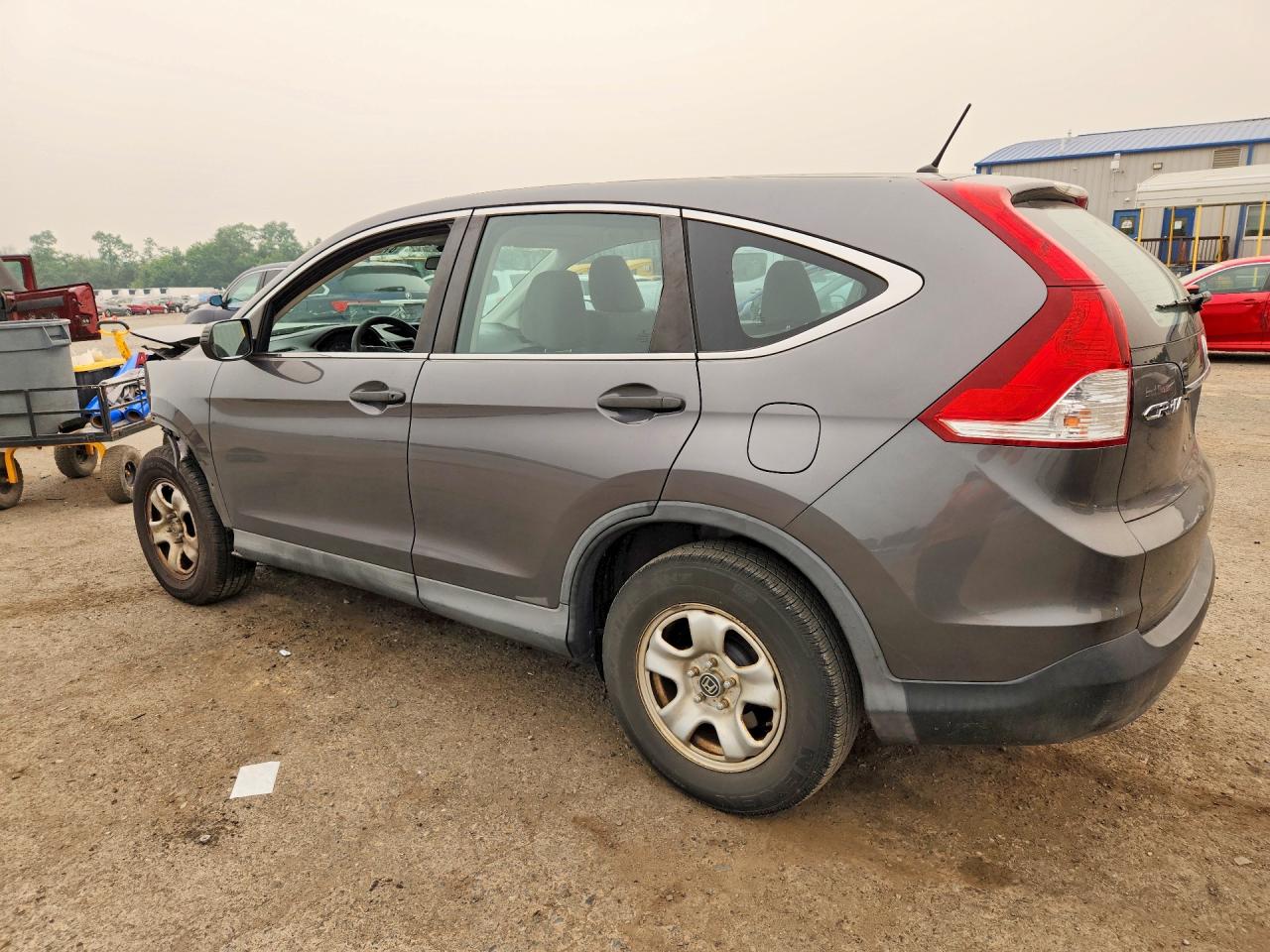 2013 Honda Cr-v Lx Gray vin: 2HKRM4H34DH671083