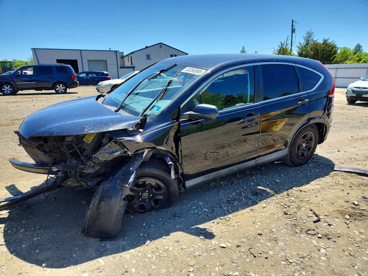 2013 Honda Cr-v Black vin: 2HKRM4H34DH681094