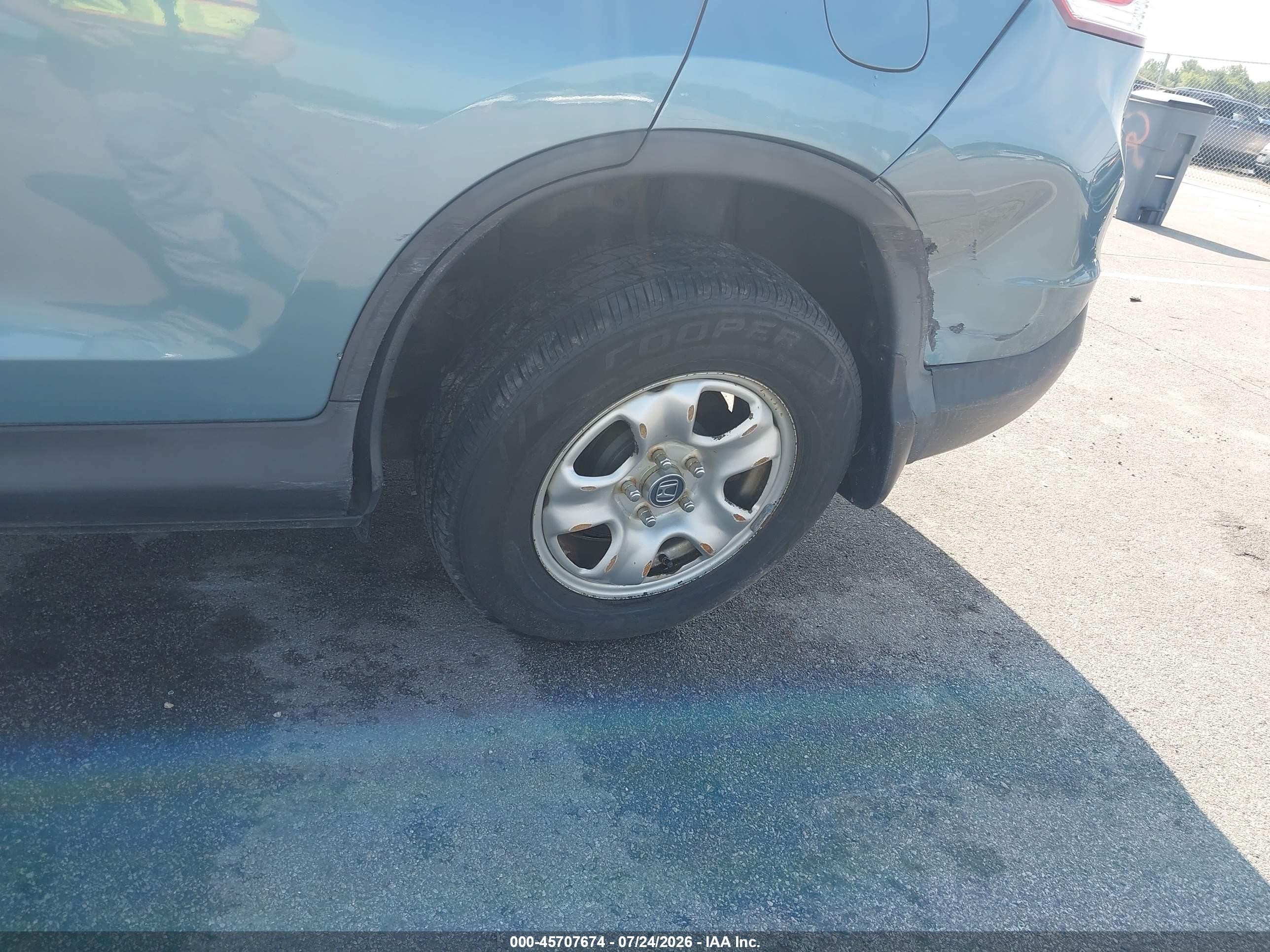 2013 Honda Cr-v Lx Blue vin: 2HKRM4H34DH688000