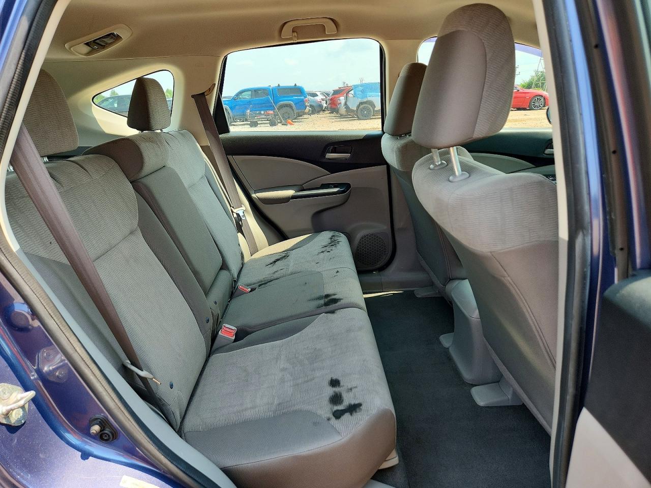 2014 Honda Cr-v Lx Blue vin: 2HKRM4H34EH604498