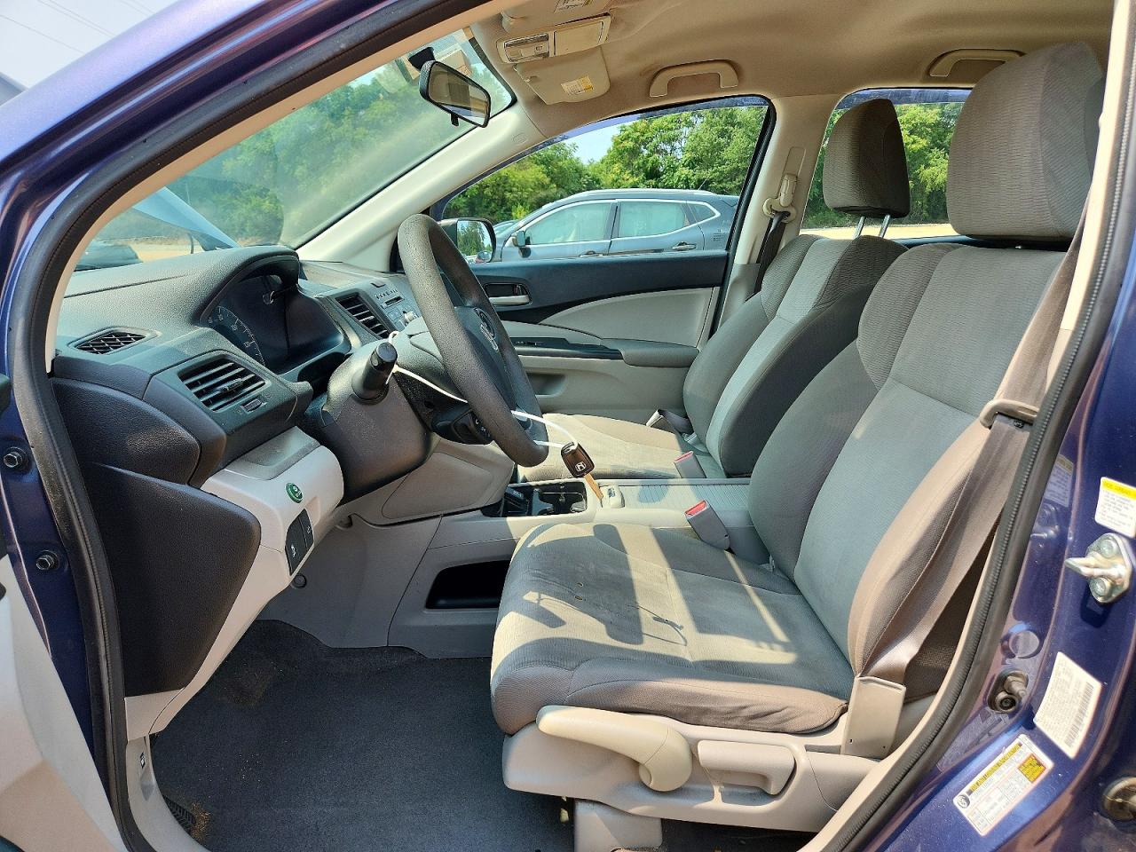 2014 Honda Cr-v Lx Blue vin: 2HKRM4H34EH604498