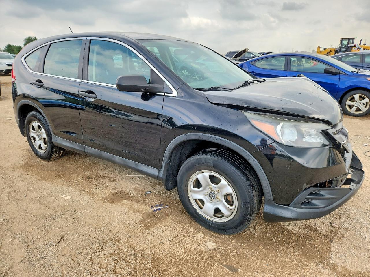 2014 Honda Cr-v Lx Black vin: 2HKRM4H34EH609877