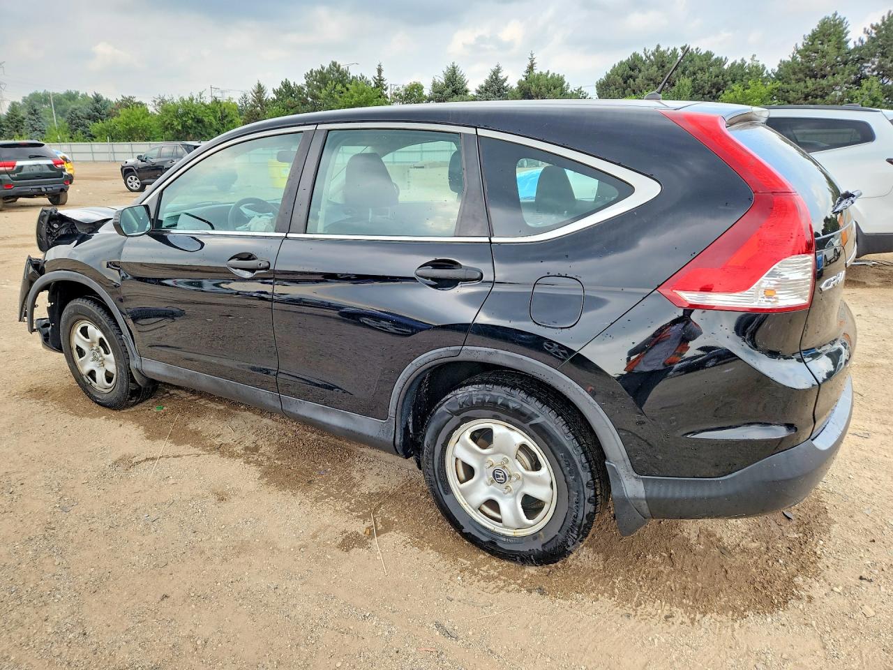 2014 Honda Cr-v Lx Black vin: 2HKRM4H34EH609877