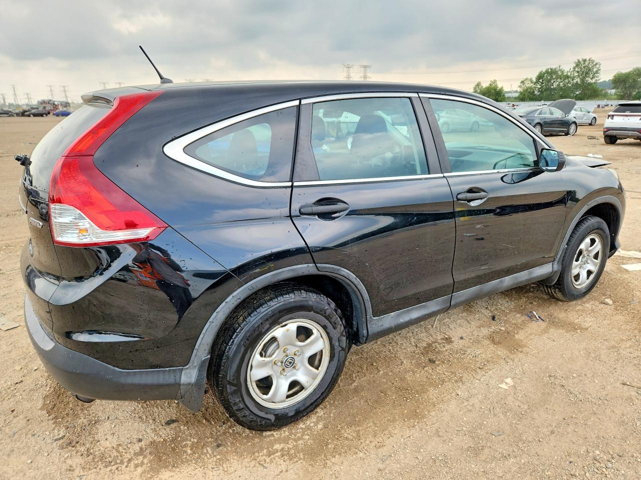 2014 Honda Cr-v Lx Black vin: 2HKRM4H34EH609877