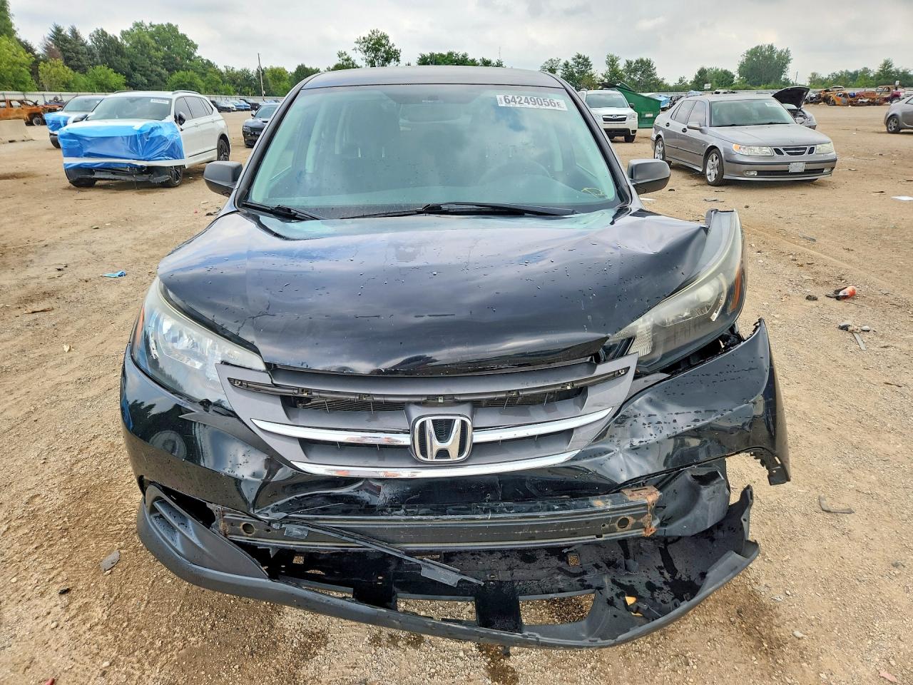 2014 Honda Cr-v Lx Black vin: 2HKRM4H34EH609877