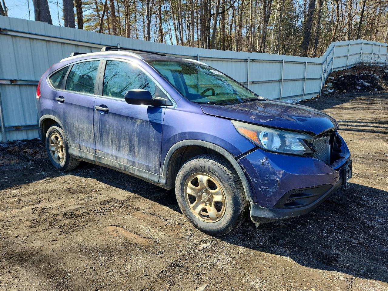 2014 Honda Cr-v Lx Синий vin: 2HKRM4H34EH661140
