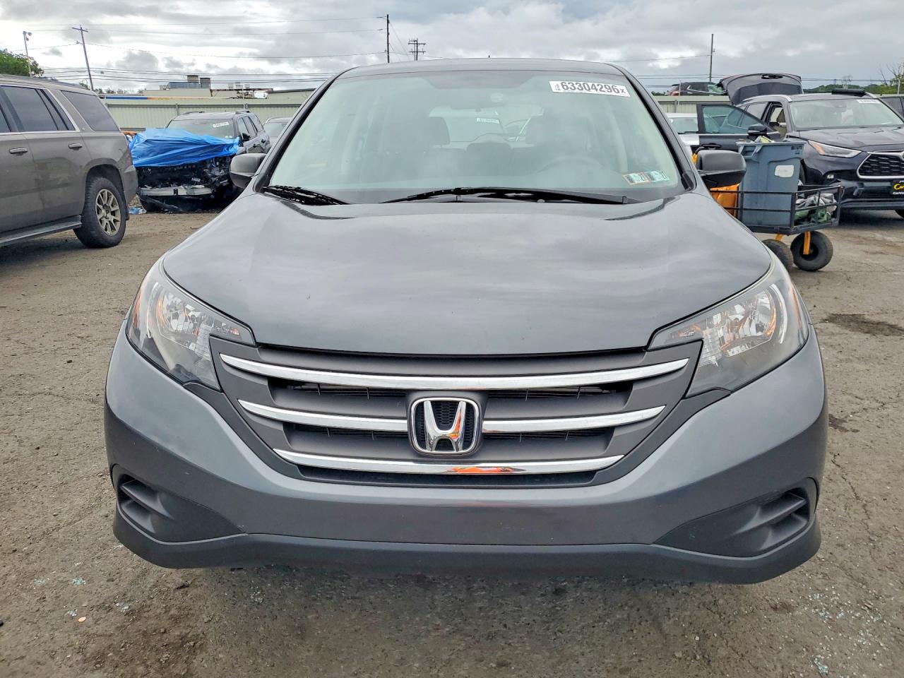 2014 Honda Cr-v Lx Gray vin: 2HKRM4H34EH669254
