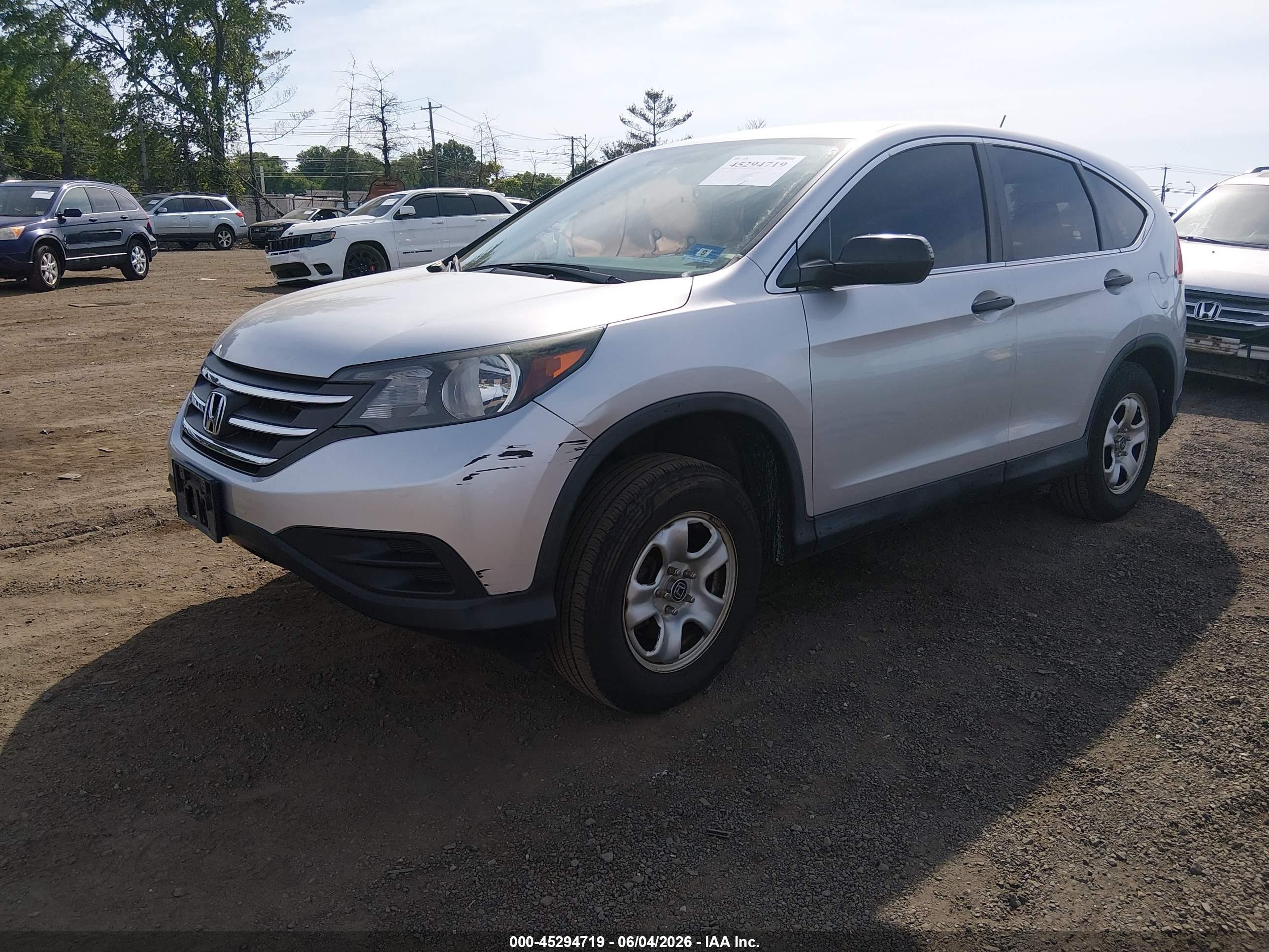 2014 Honda Cr-v Lx Silver vin: 2HKRM4H34EH671408