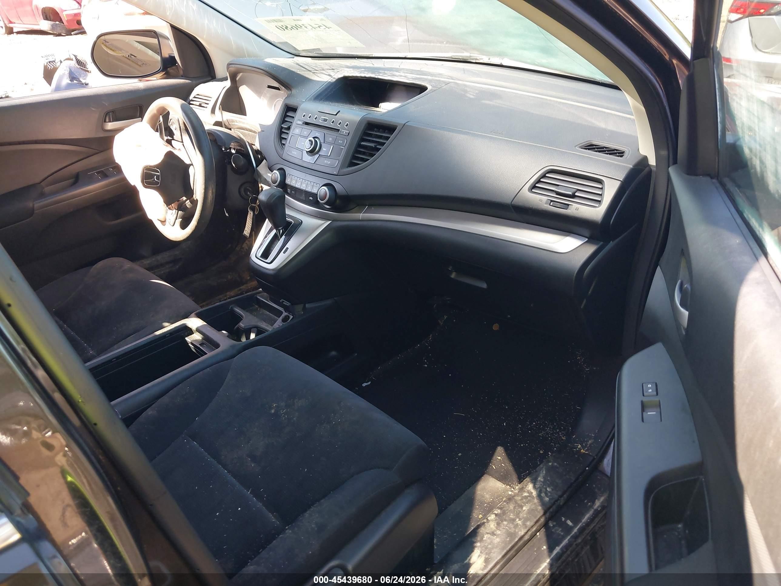 2014 Honda Cr-v Lx Gray vin: 2HKRM4H34EH674020
