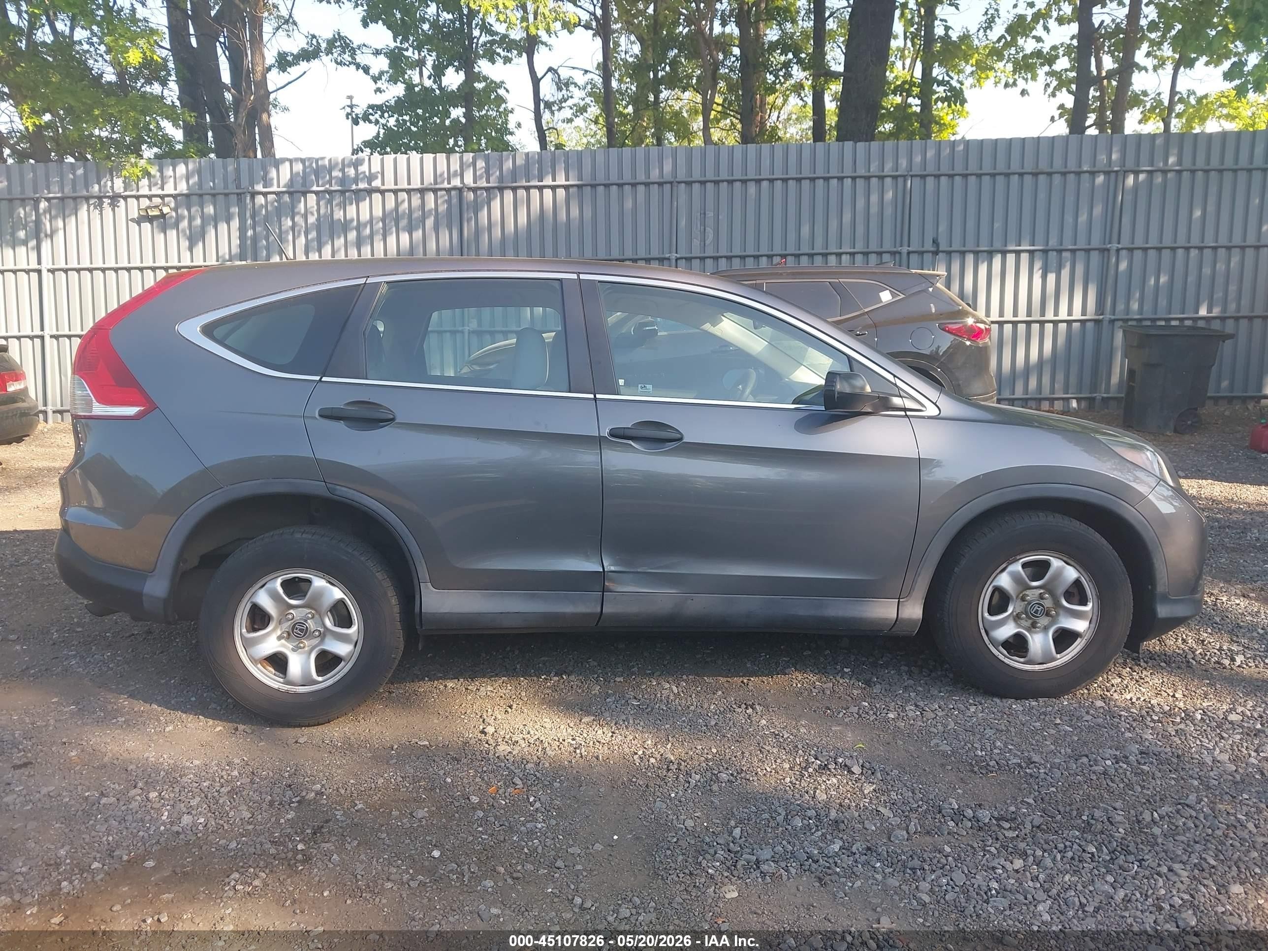 2014 Honda Cr-v Lx Серый vin: 2HKRM4H34EH679069
