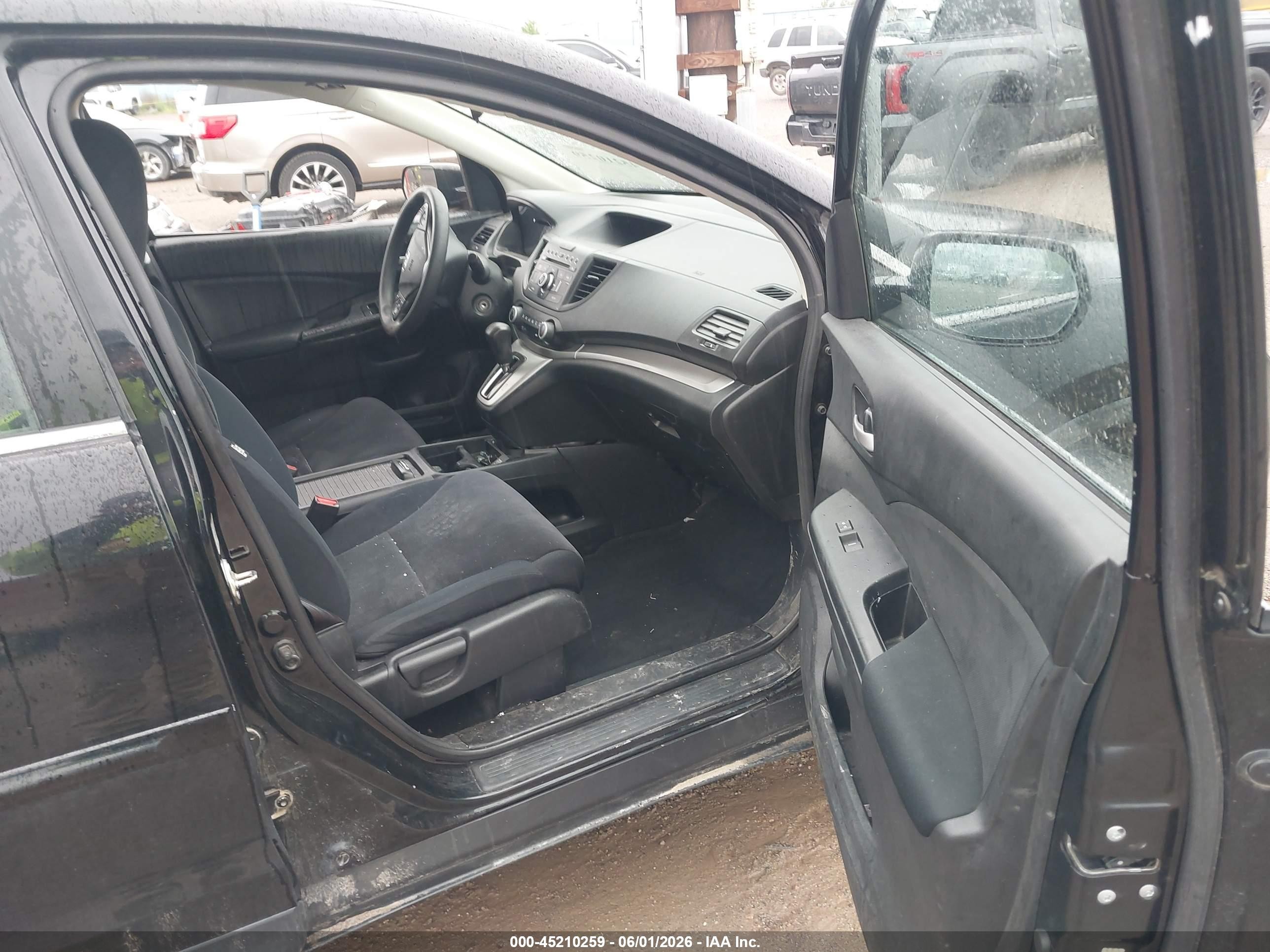 2014 Honda Cr-v Lx Black vin: 2HKRM4H34EH689892