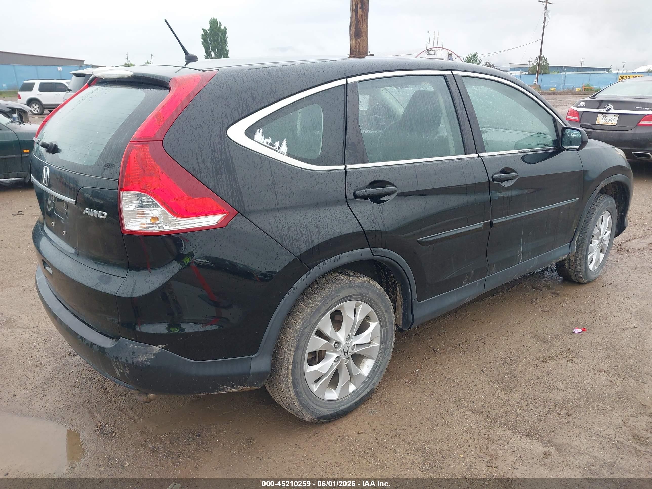 2014 Honda Cr-v Lx Black vin: 2HKRM4H34EH689892