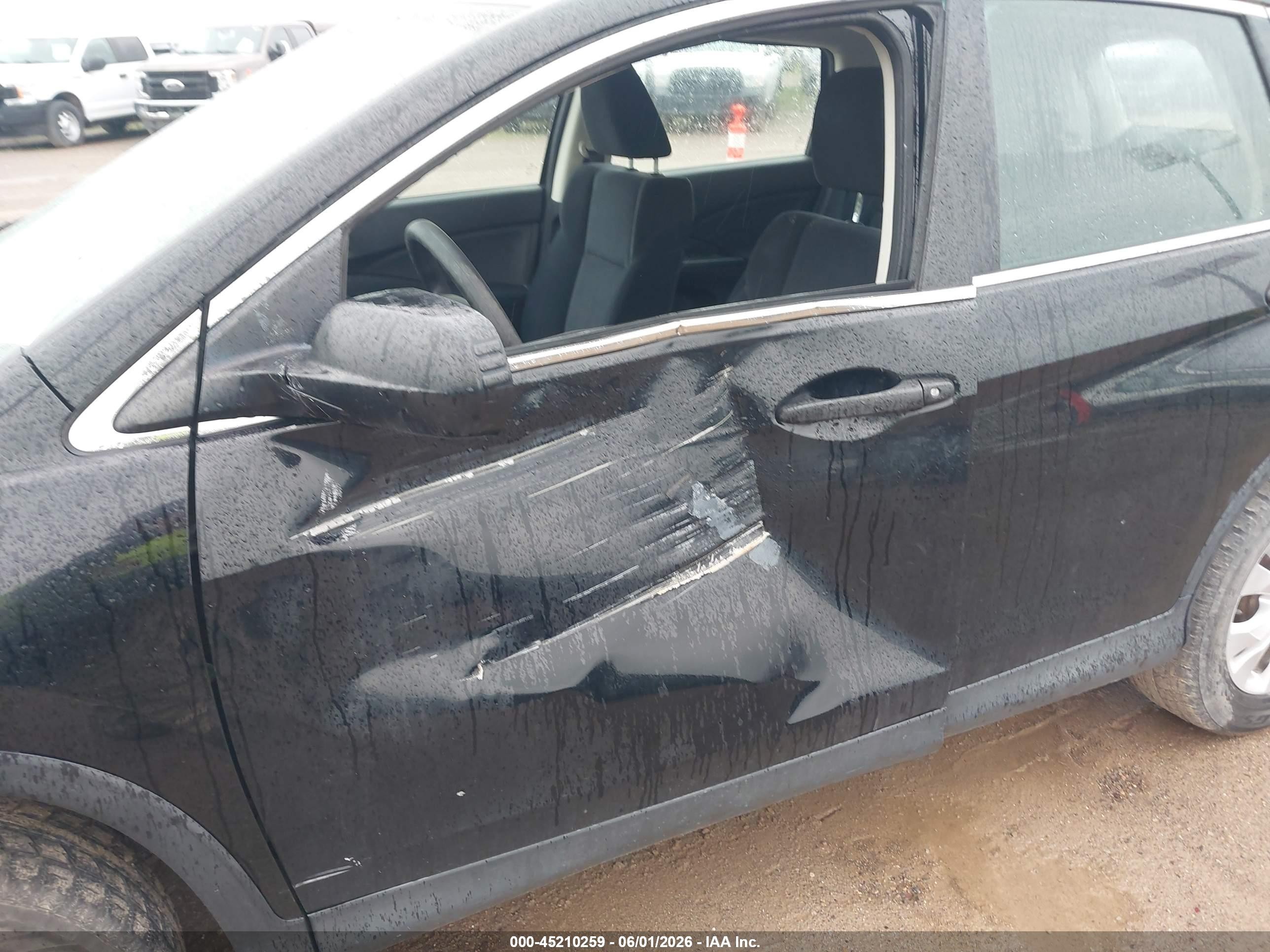 2014 Honda Cr-v Lx Black vin: 2HKRM4H34EH689892