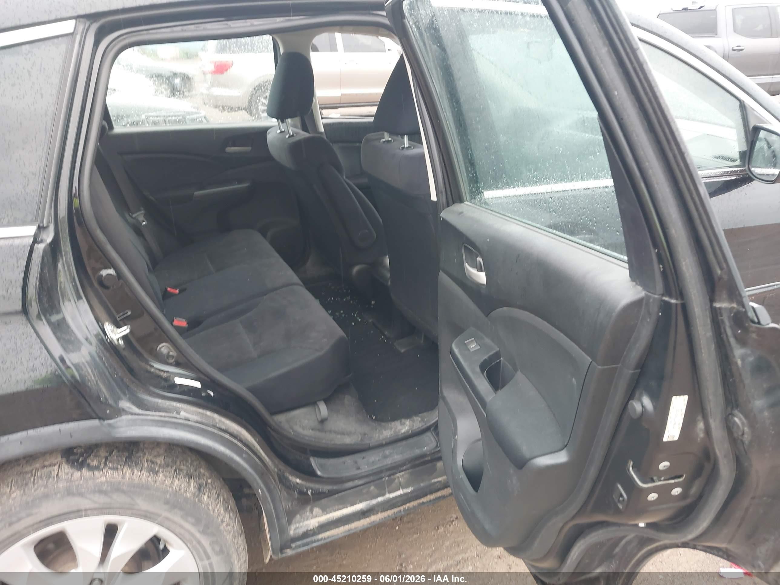2014 Honda Cr-v Lx Black vin: 2HKRM4H34EH689892