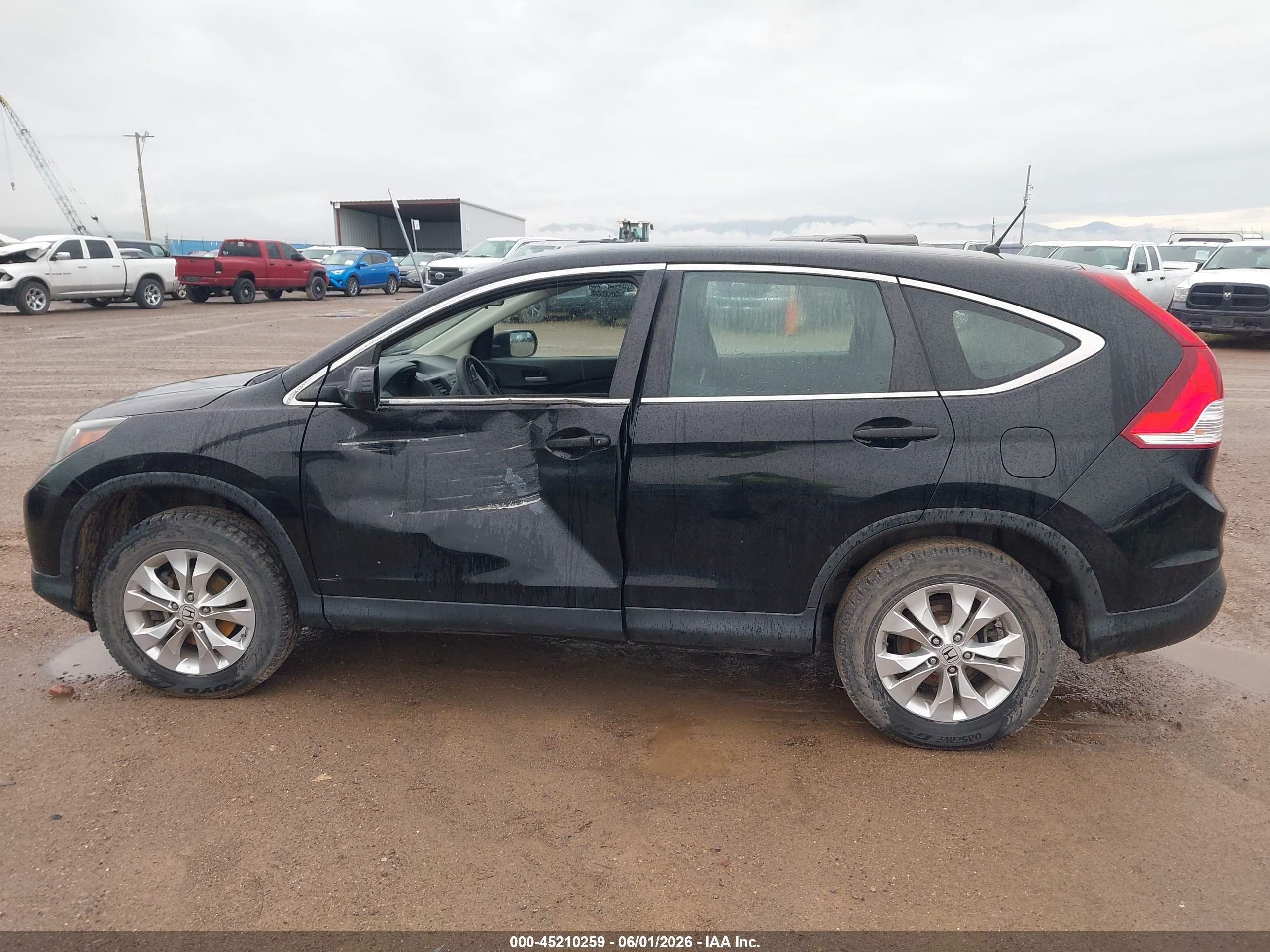 2014 Honda Cr-v Lx Black vin: 2HKRM4H34EH689892