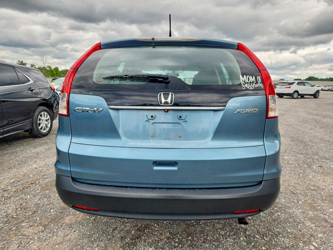 2014 Honda Cr-v Lx Blue vin: 2HKRM4H34EH708389