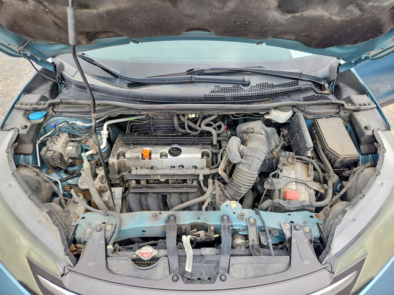 2014 Honda Cr-v Lx Blue vin: 2HKRM4H34EH708389