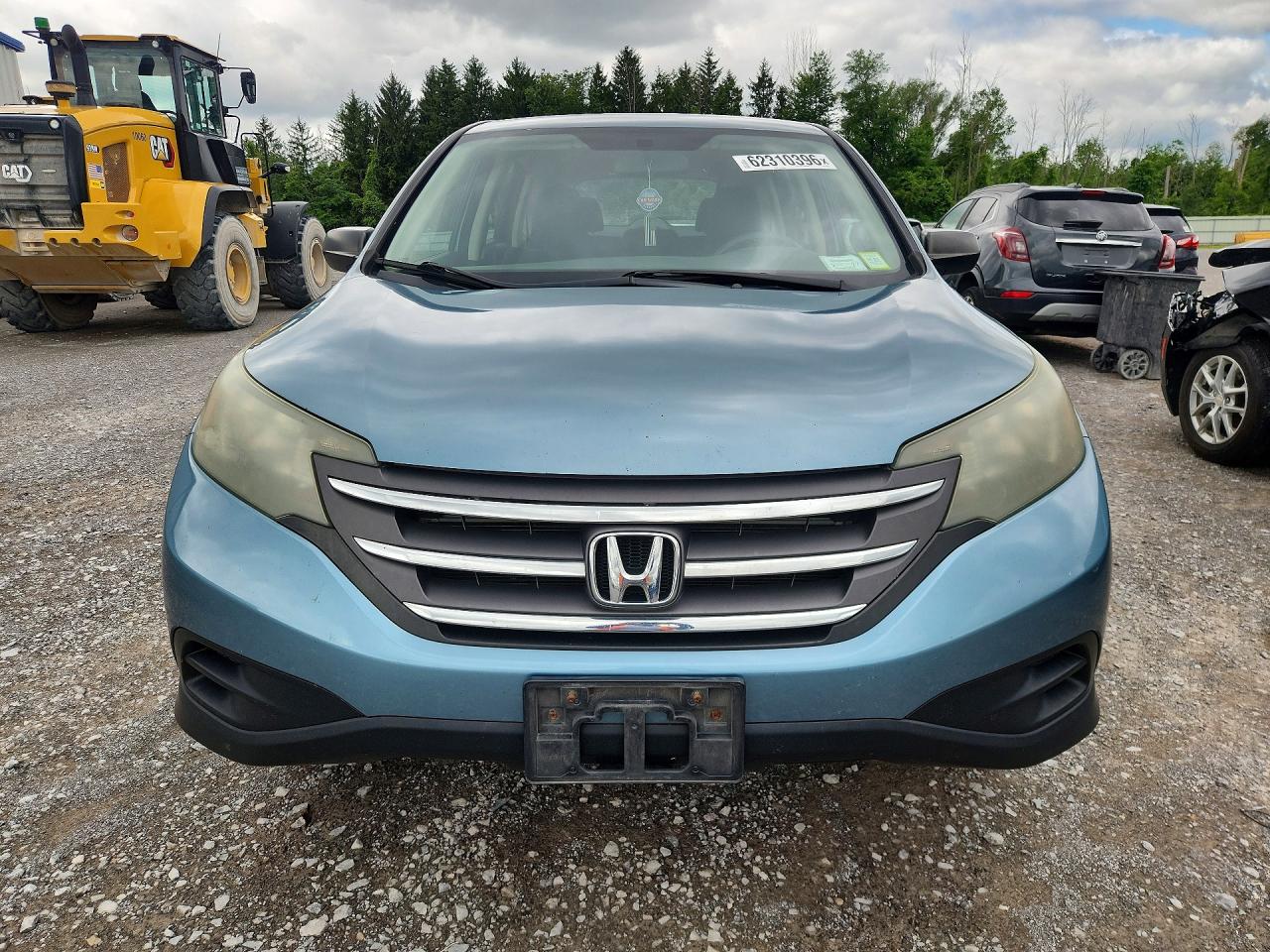 2014 Honda Cr-v Lx Blue vin: 2HKRM4H34EH708389