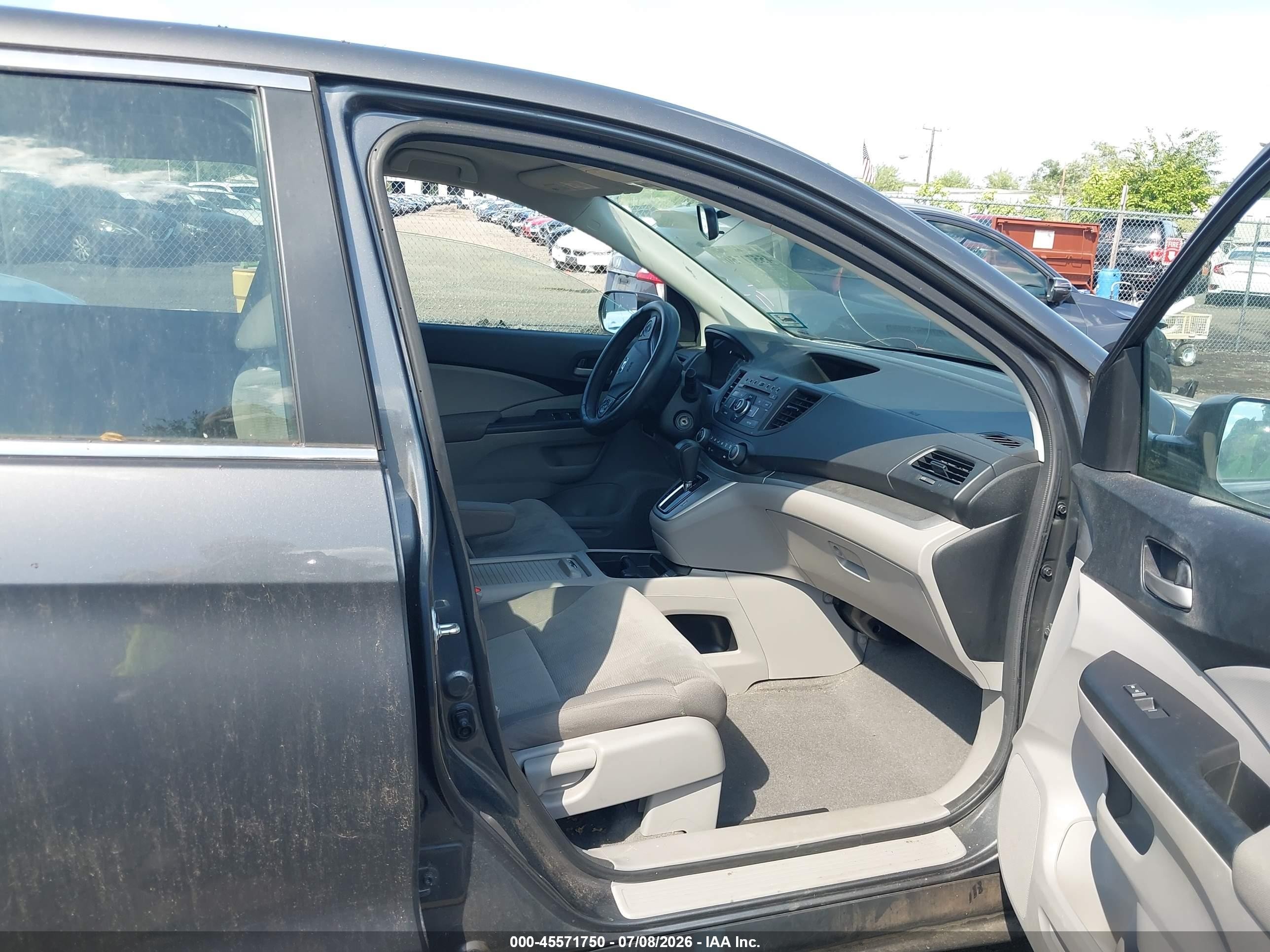 2014 Honda Cr-v Lx Серый vin: 2HKRM4H34EH708523
