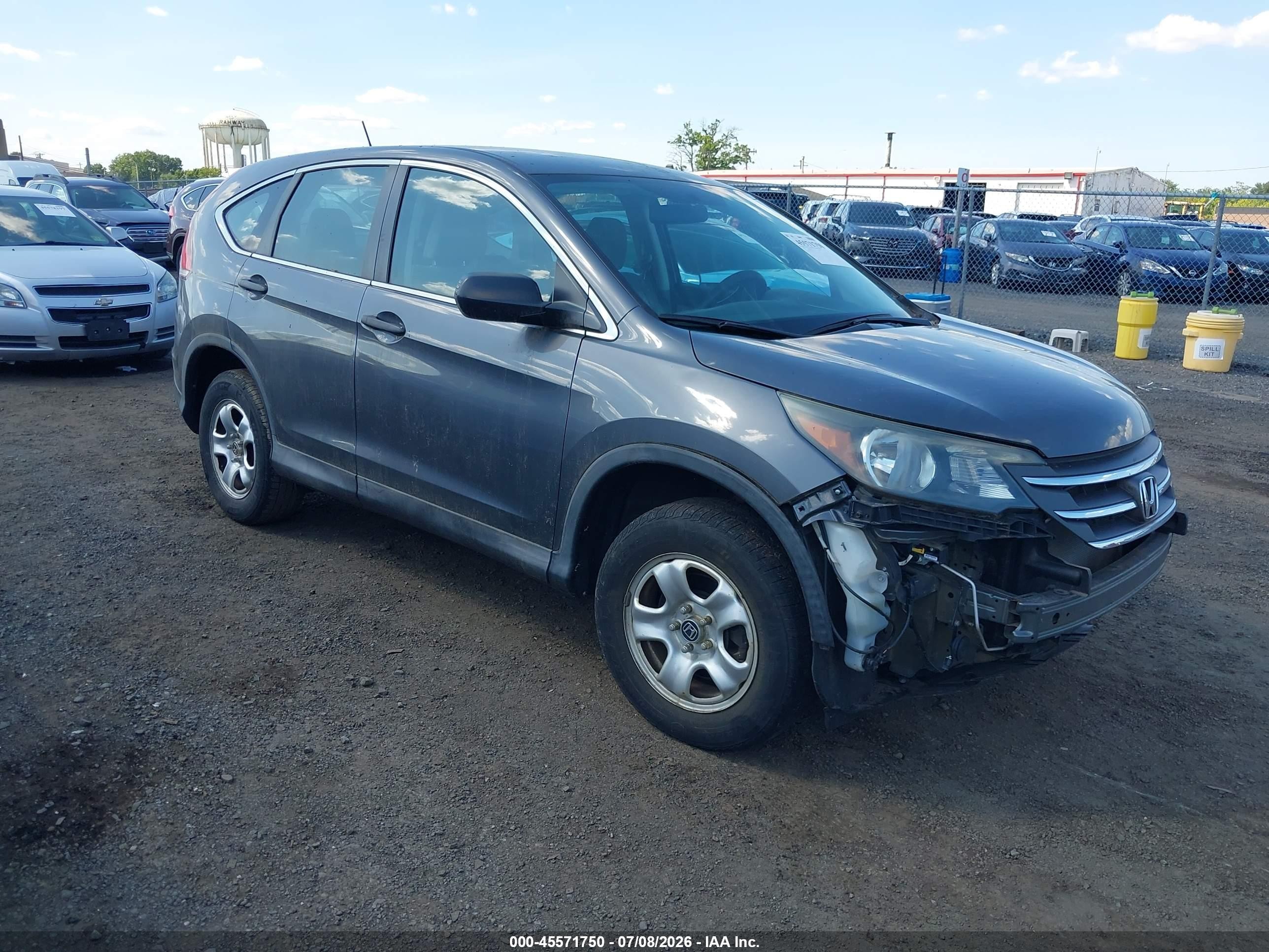 2014 Honda Cr-v Lx Серый vin: 2HKRM4H34EH708523