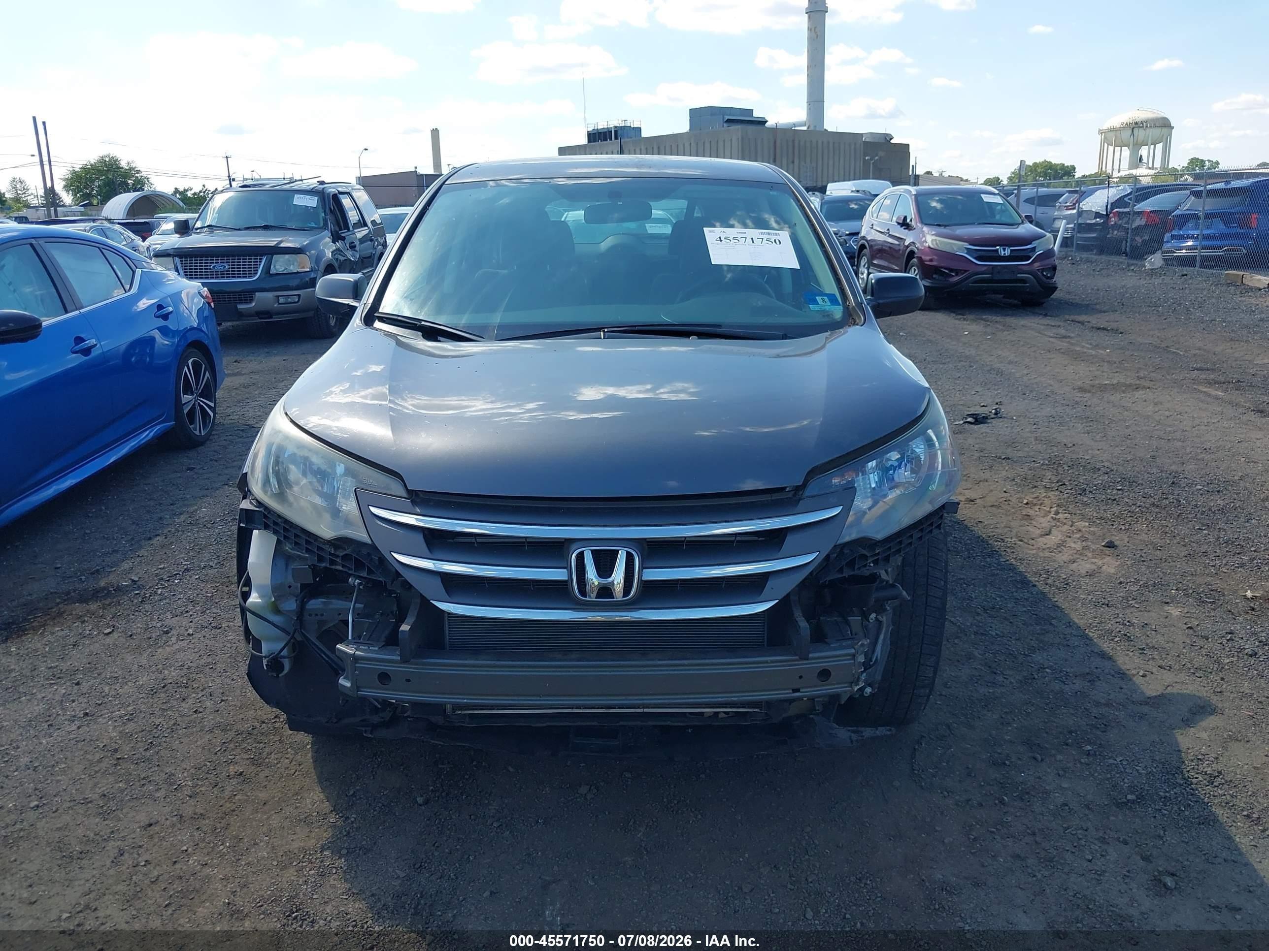 2014 Honda Cr-v Lx Серый vin: 2HKRM4H34EH708523