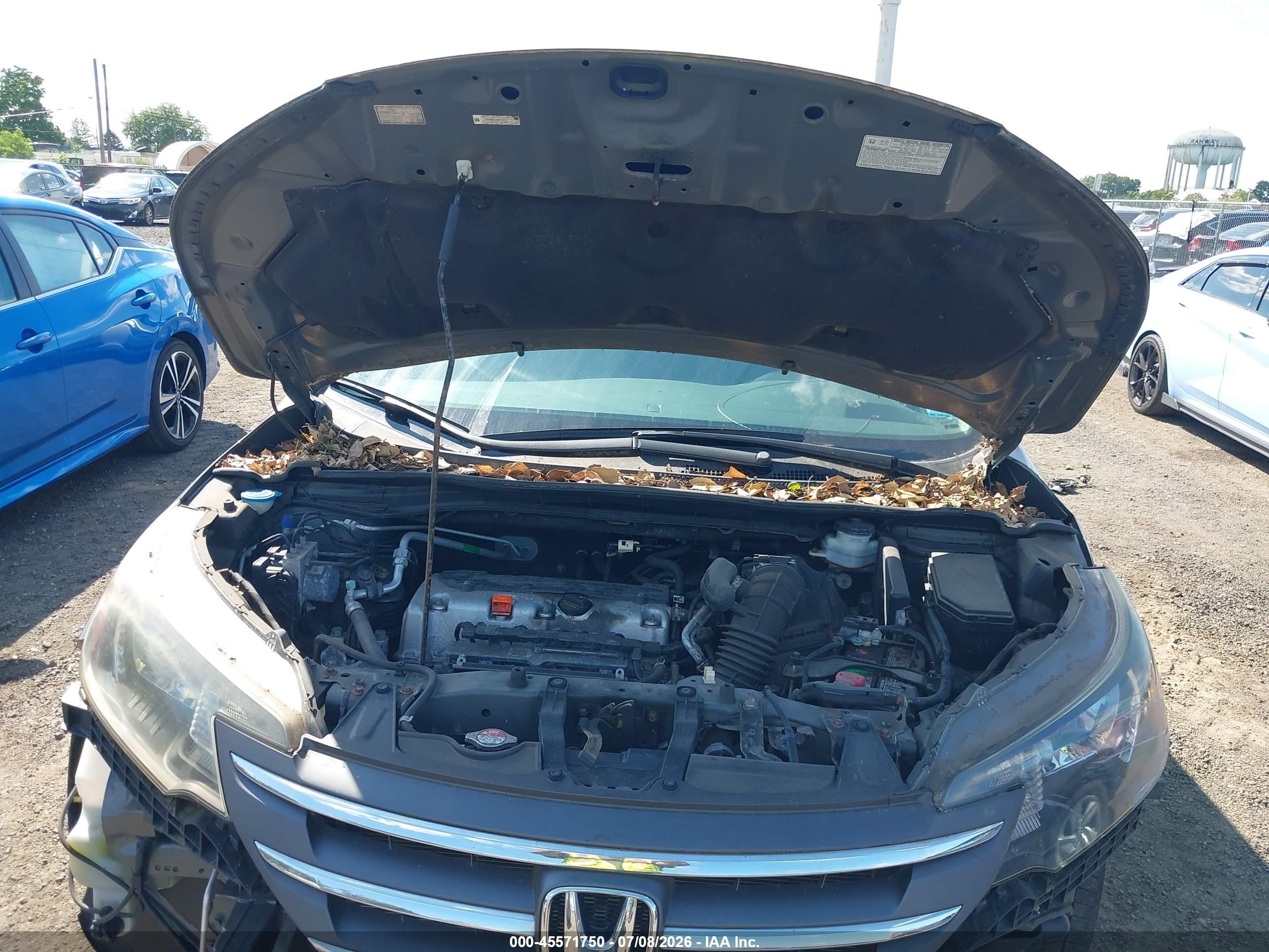 2014 Honda Cr-v Lx Серый vin: 2HKRM4H34EH708523