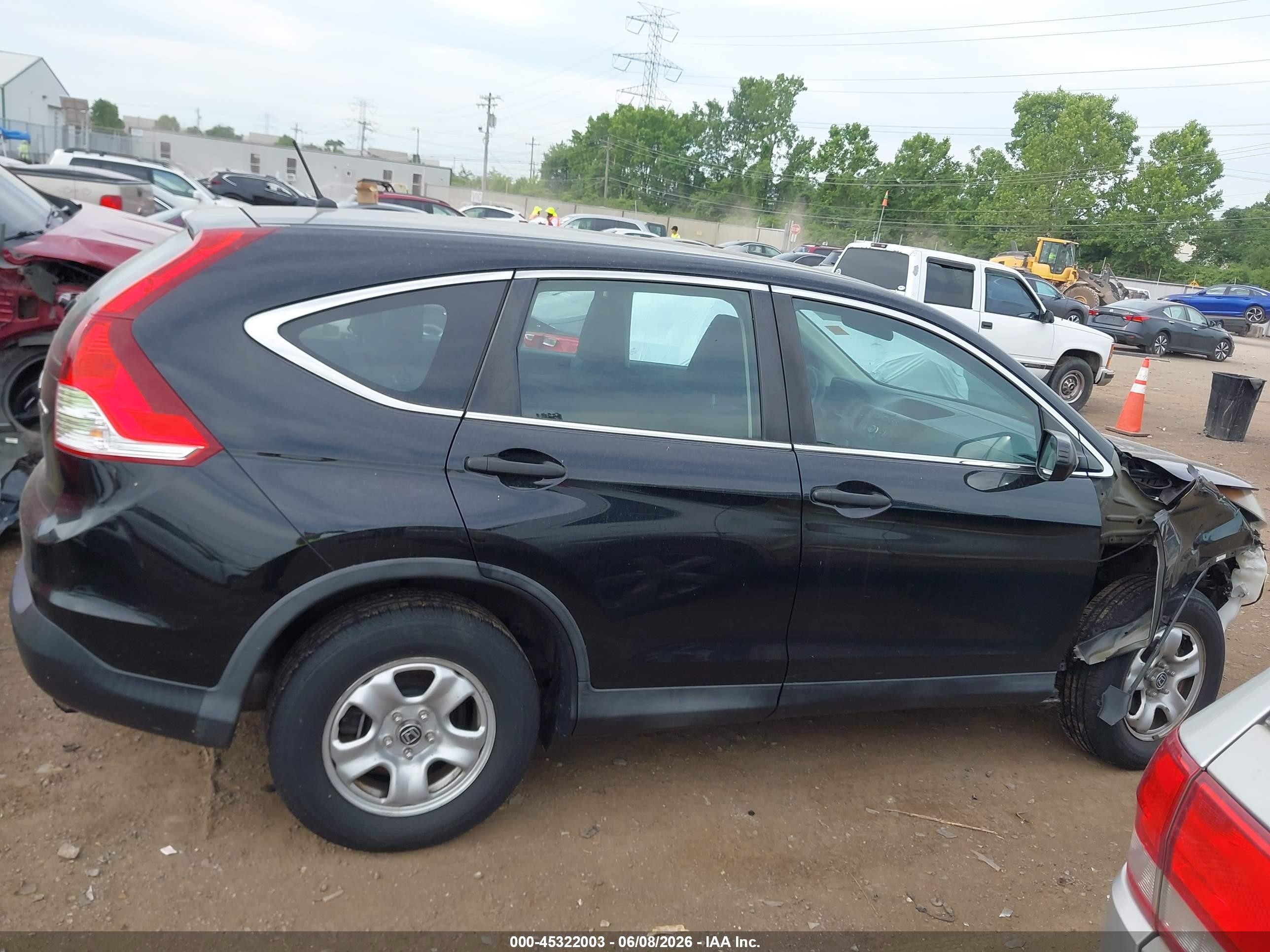 2014 Honda Cr-v Lx Black vin: 2HKRM4H34EH710918