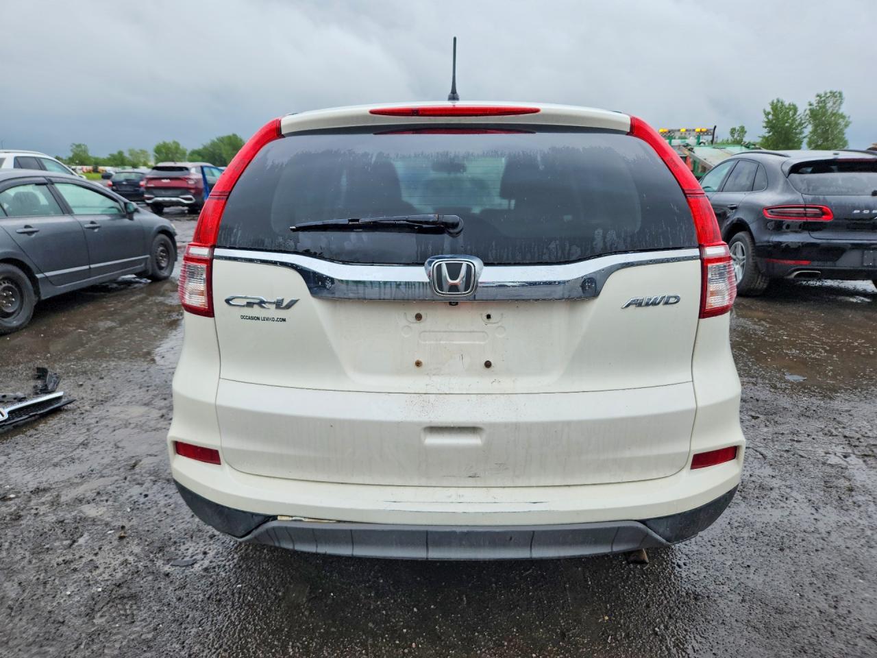 2015 Honda Cr-v Hybrid White vin: 2HKRM4H34FH125841
