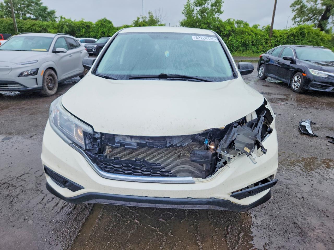 2015 Honda Cr-v Hybrid White vin: 2HKRM4H34FH125841