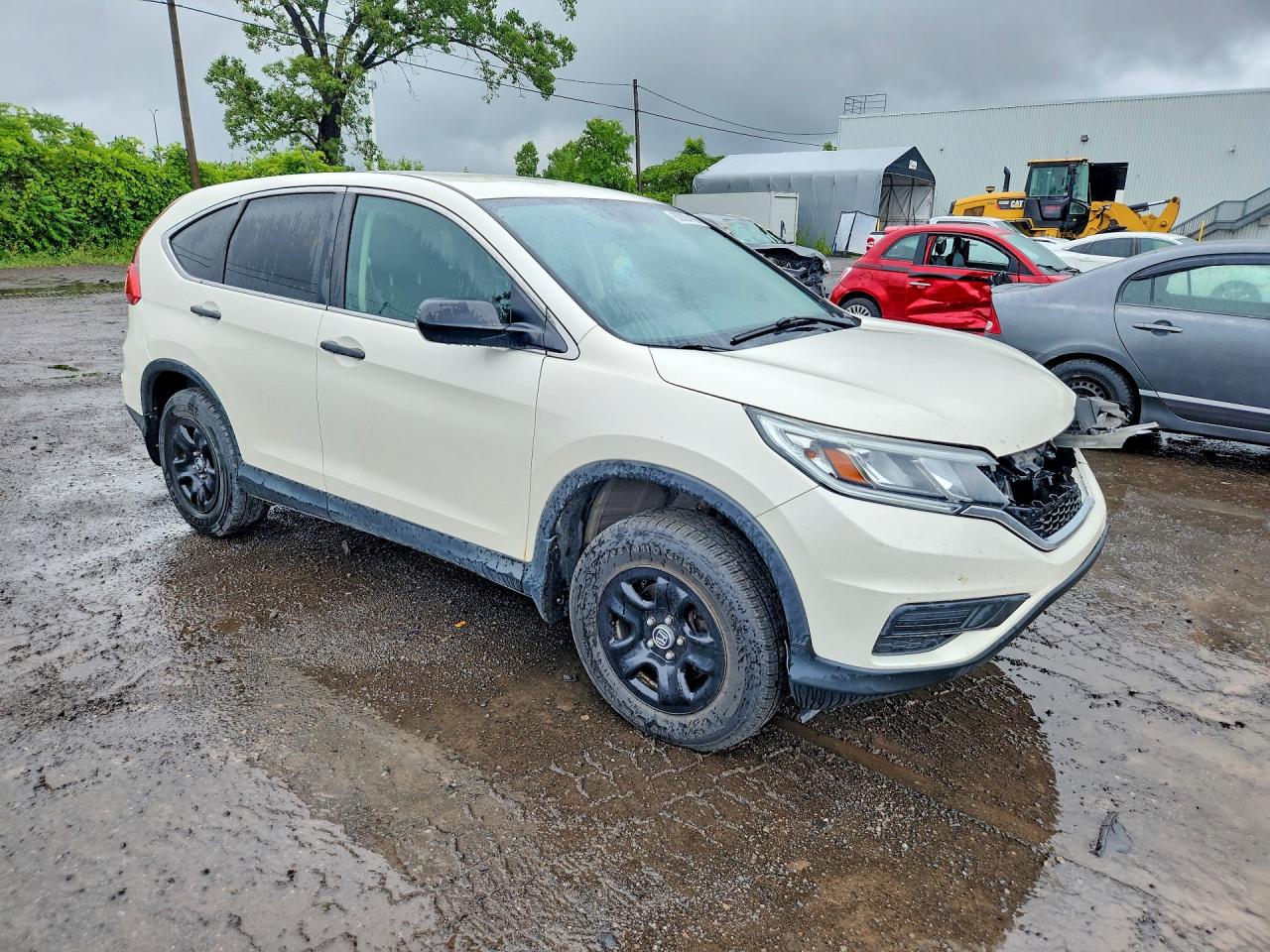 2015 Honda Cr-v Hybrid White vin: 2HKRM4H34FH125841