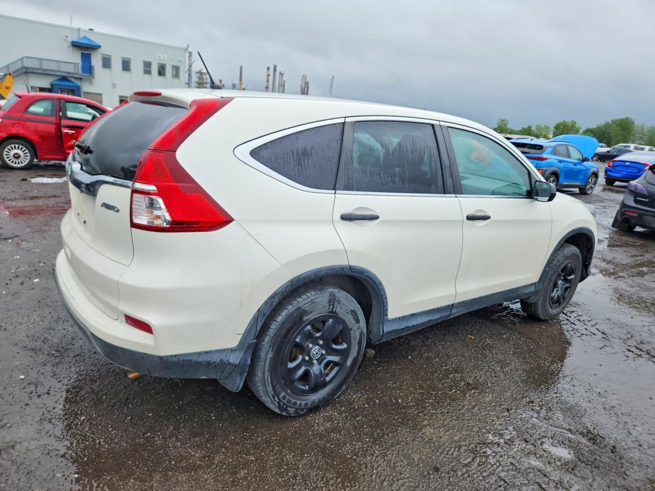2015 Honda Cr-v Hybrid White vin: 2HKRM4H34FH125841