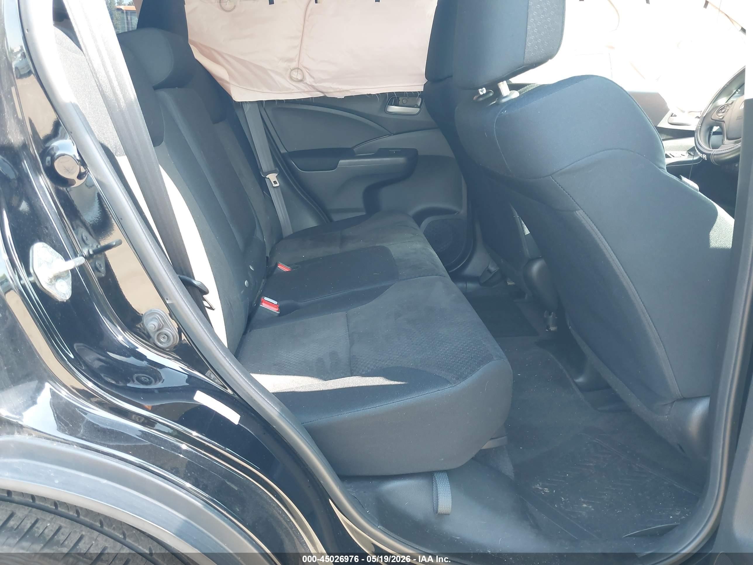 2015 Honda Cr-v Lx Black vin: 2HKRM4H34FH600971