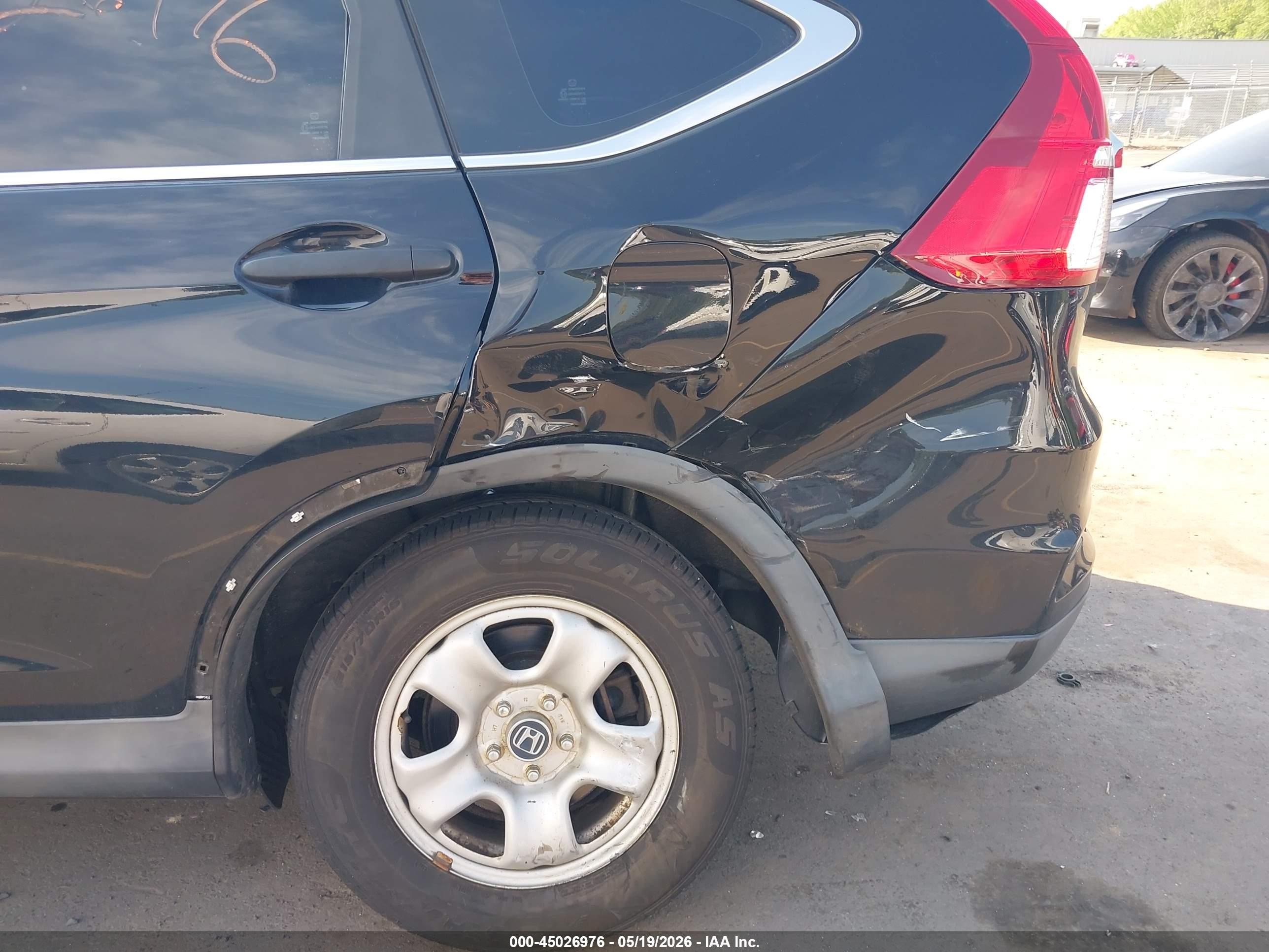 2015 Honda Cr-v Lx Black vin: 2HKRM4H34FH600971