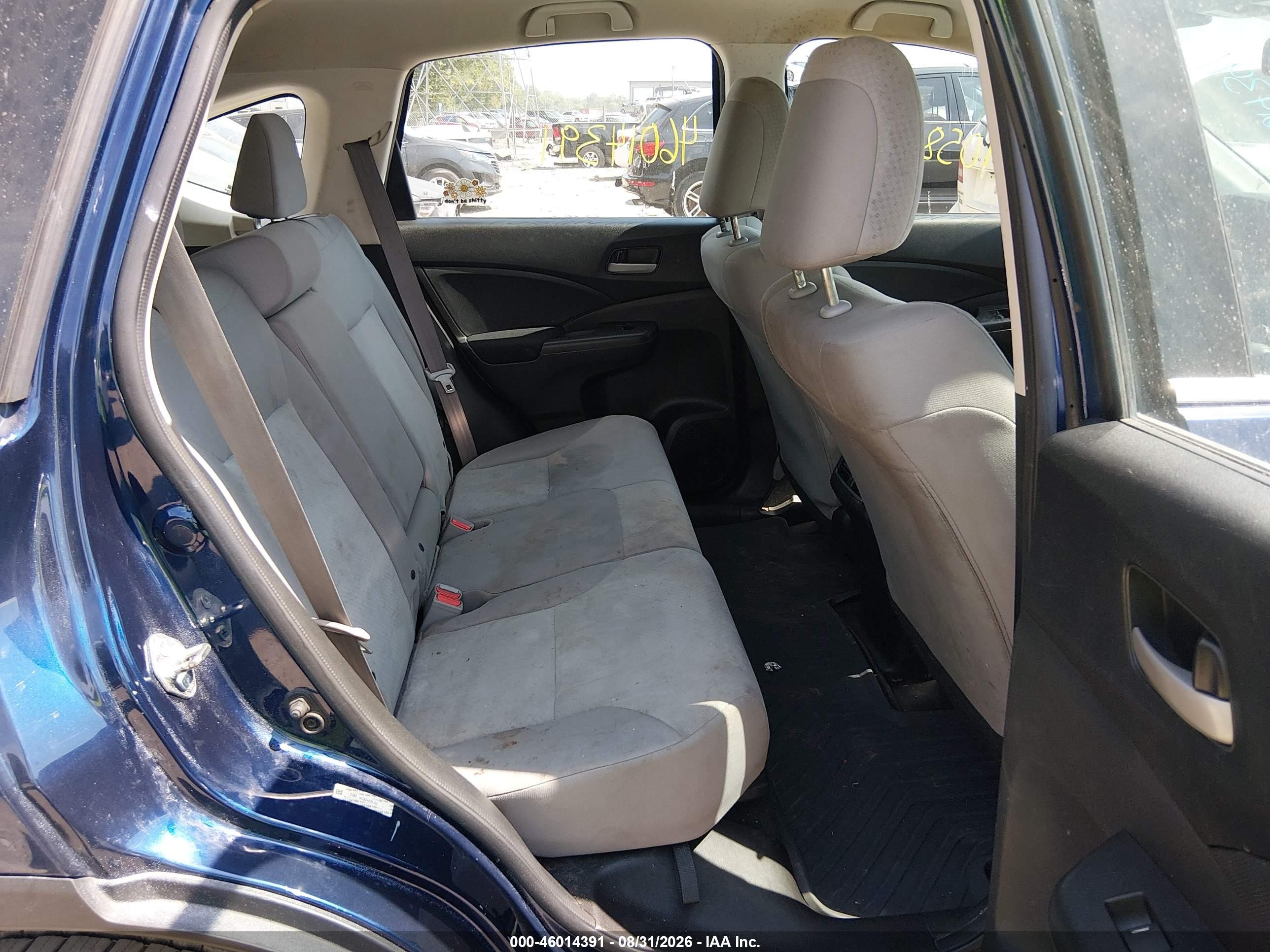 2015 Honda Cr-v Lx Dark Blue vin: 2HKRM4H34FH622100
