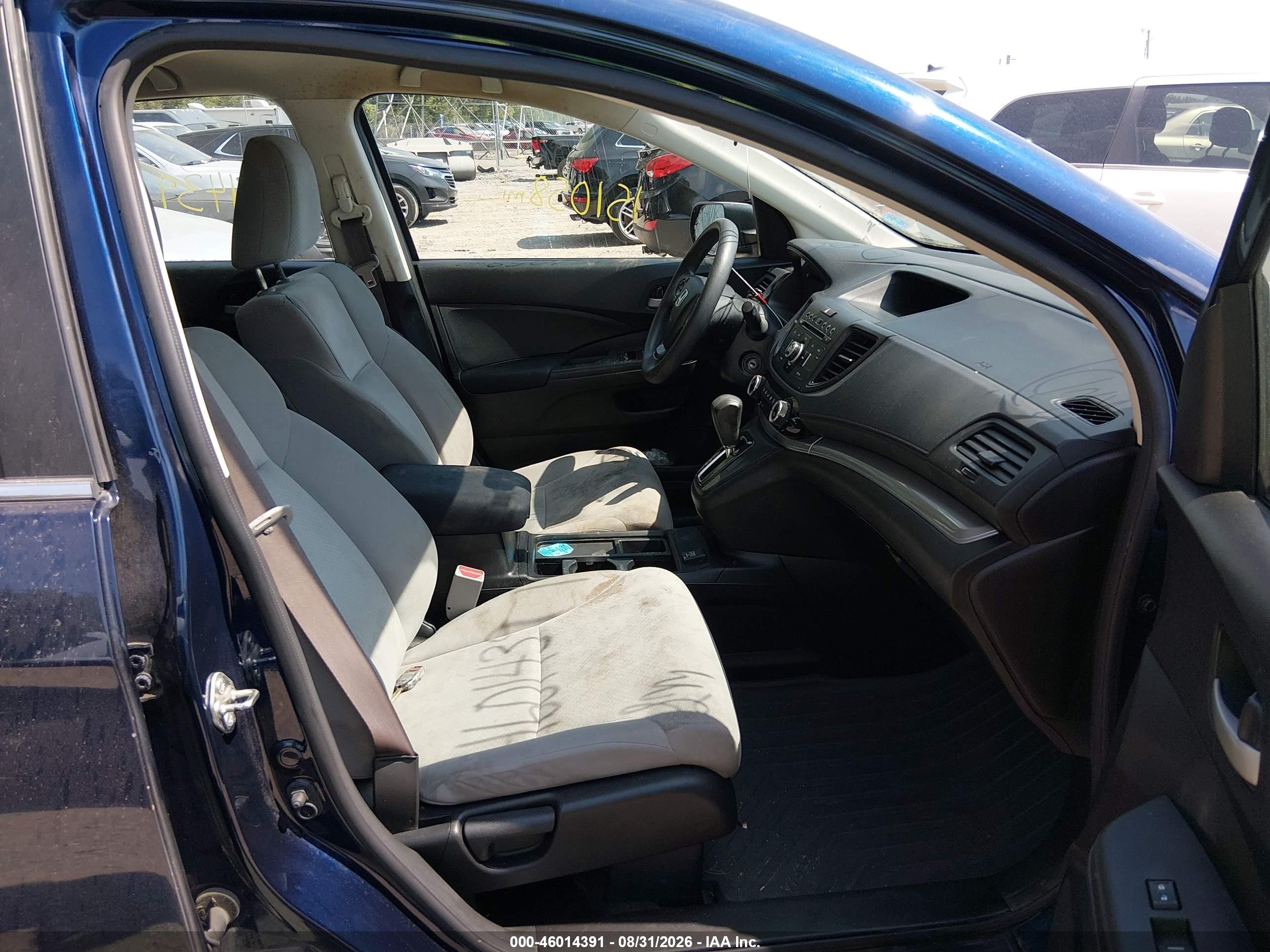 2015 Honda Cr-v Lx Dark Blue vin: 2HKRM4H34FH622100