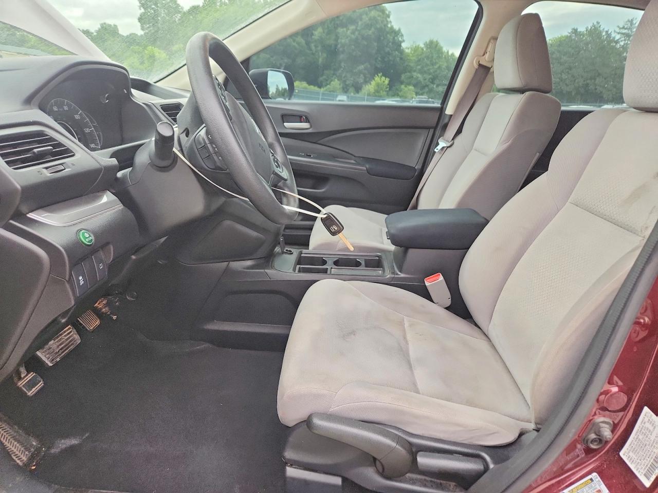 2015 Honda Cr-v Lx Burgundy vin: 2HKRM4H34FH625109
