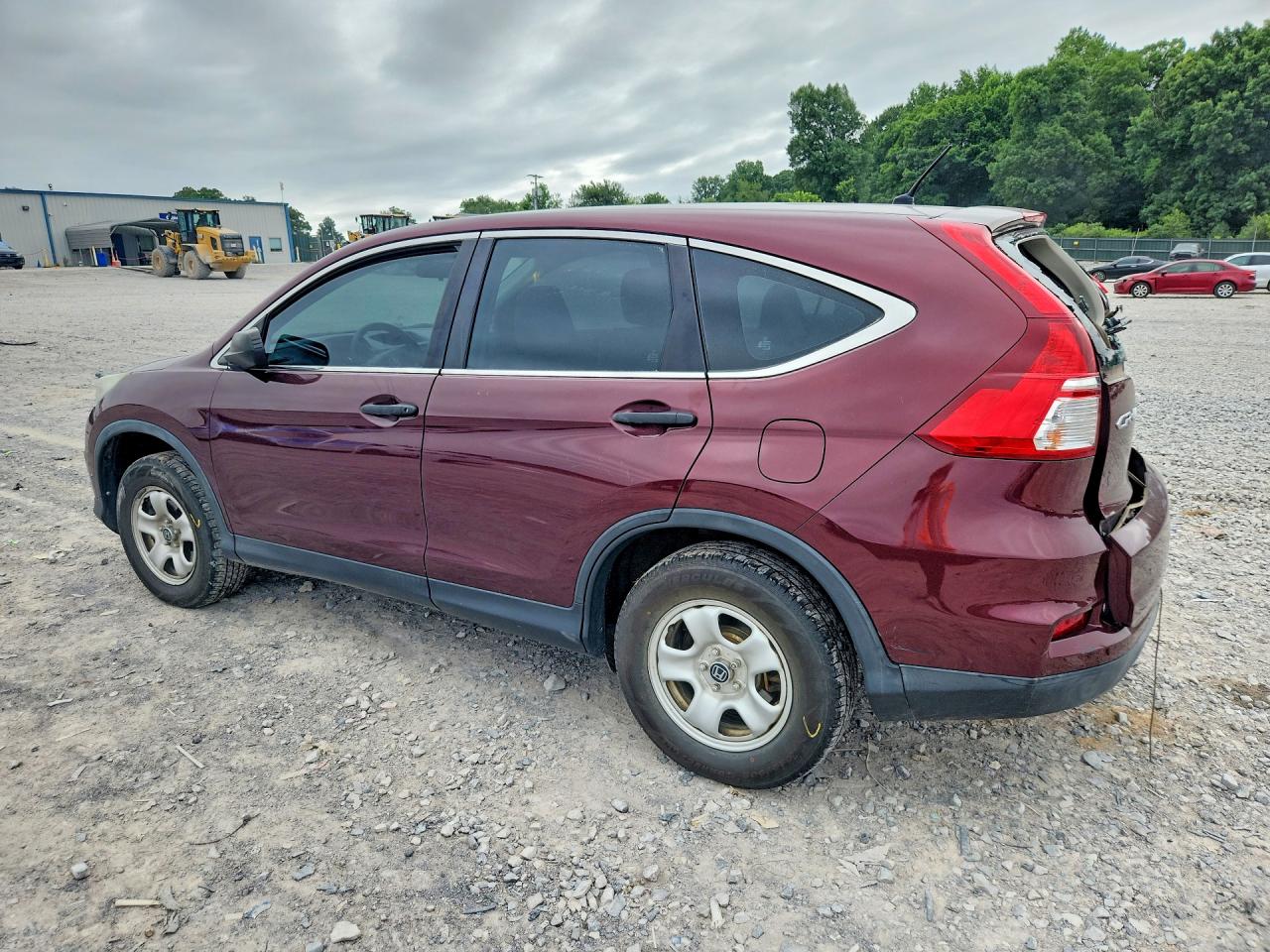 2015 Honda Cr-v Lx Burgundy vin: 2HKRM4H34FH625109