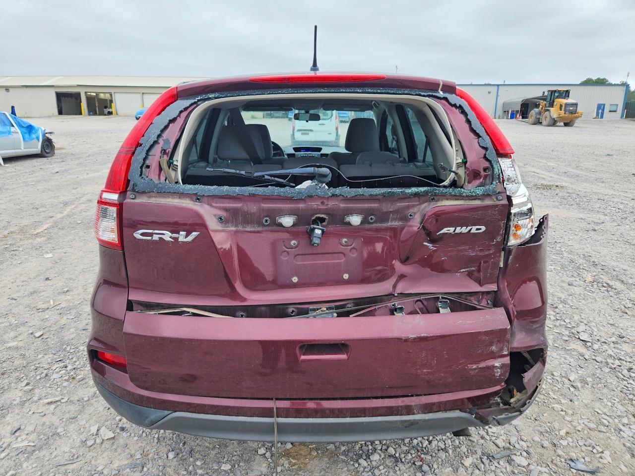 2015 Honda Cr-v Lx Burgundy vin: 2HKRM4H34FH625109